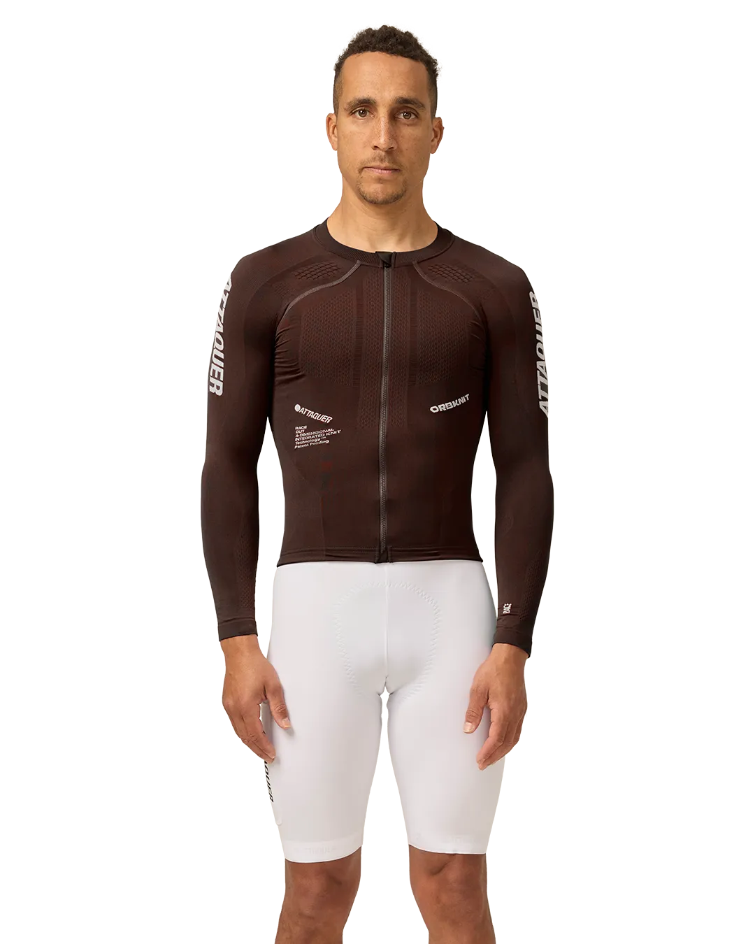 OrbKnit™️ Race Jersey Long Sleeve Brown-Attaquer-Attaquer