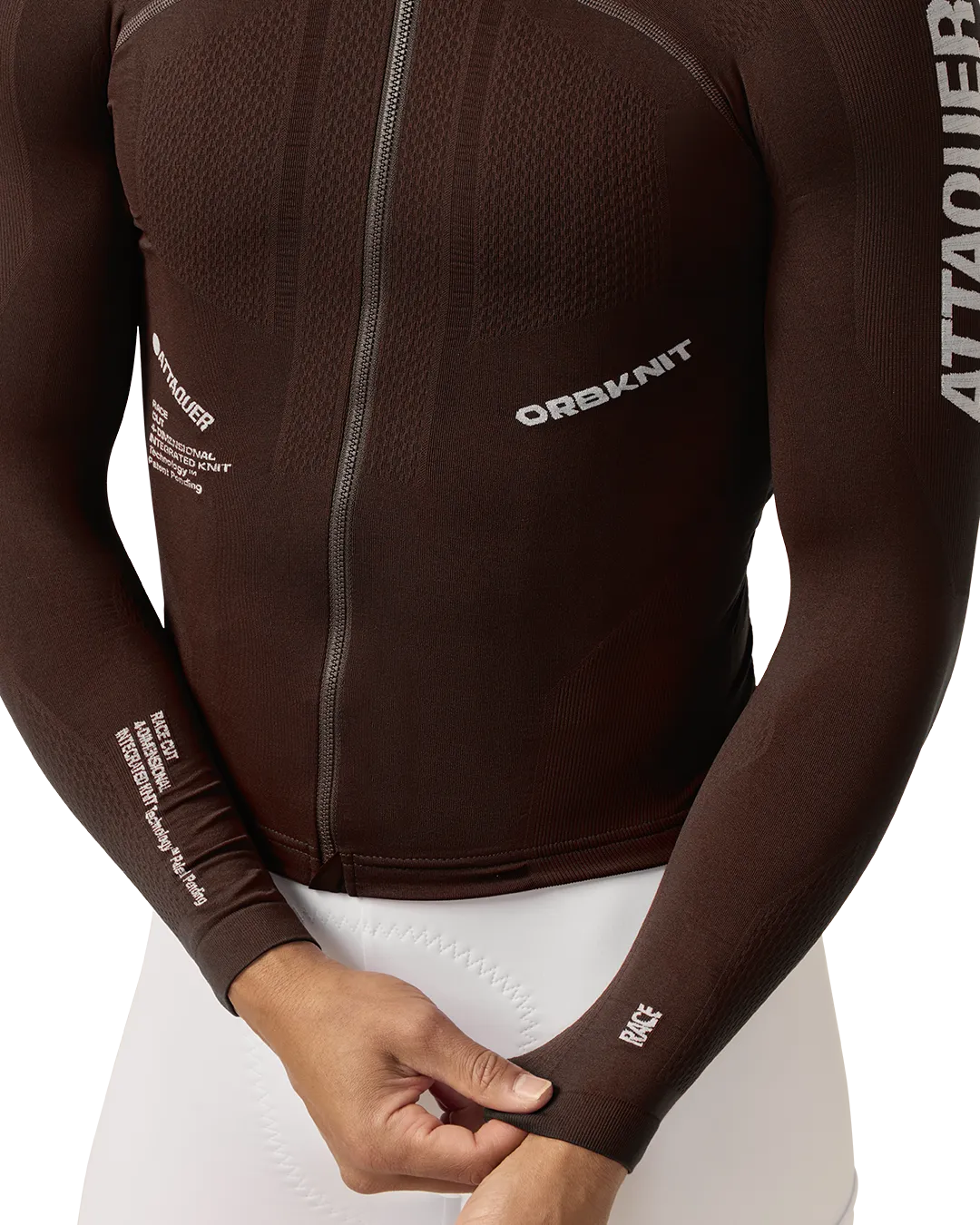OrbKnit™️ Race Jersey Long Sleeve Brown-Attaquer-Attaquer