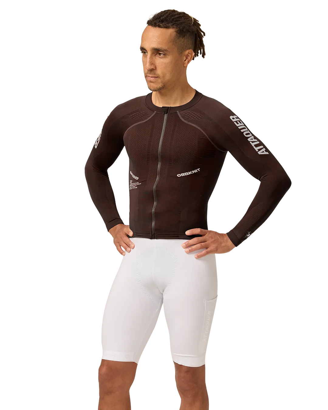 OrbKnit™️ Race Jersey Long Sleeve Brown-Attaquer-Attaquer