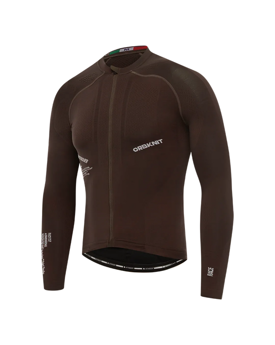 OrbKnit™️ Race Jersey Long Sleeve Brown