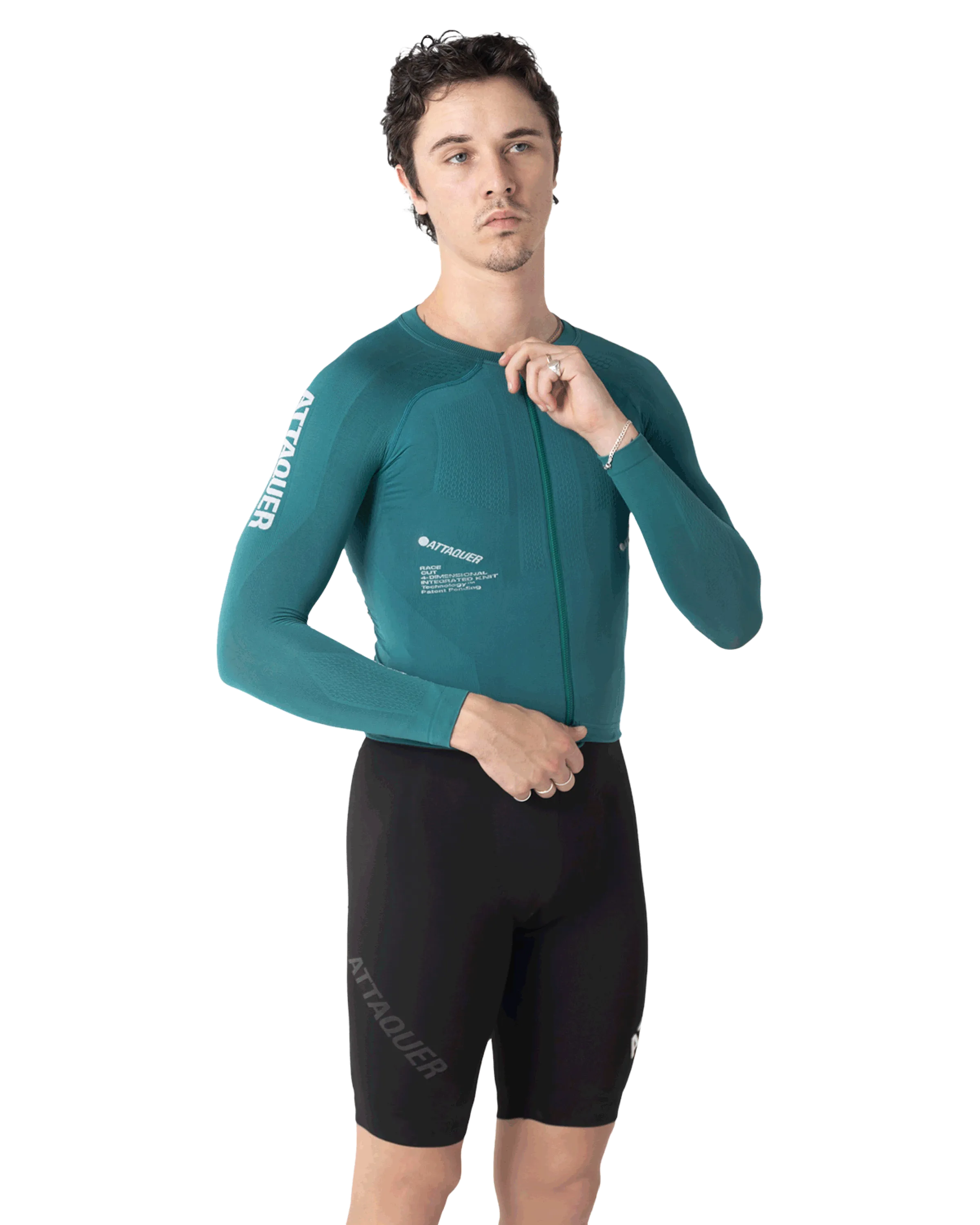 OrbKnit™️ Race Jersey Long Sleeve Emerald-Attaquer-Attaquer