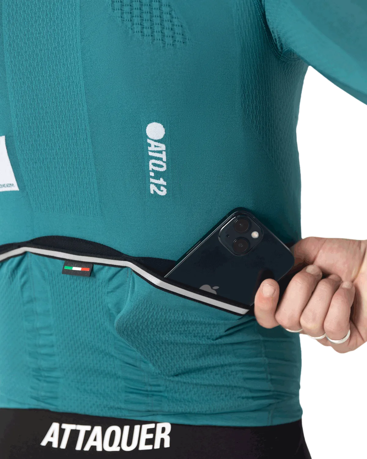 OrbKnit™️ Race Jersey Long Sleeve Emerald-Attaquer-Attaquer