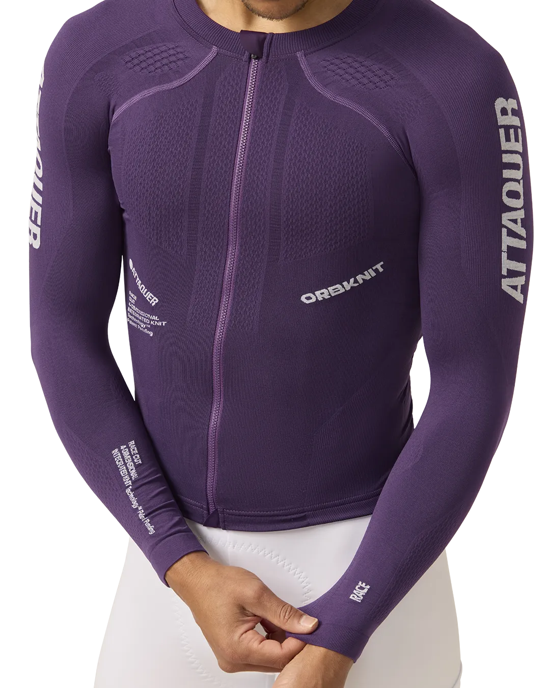 OrbKnit™️ Race Jersey Long Sleeve Purple-Attaquer-Attaquer