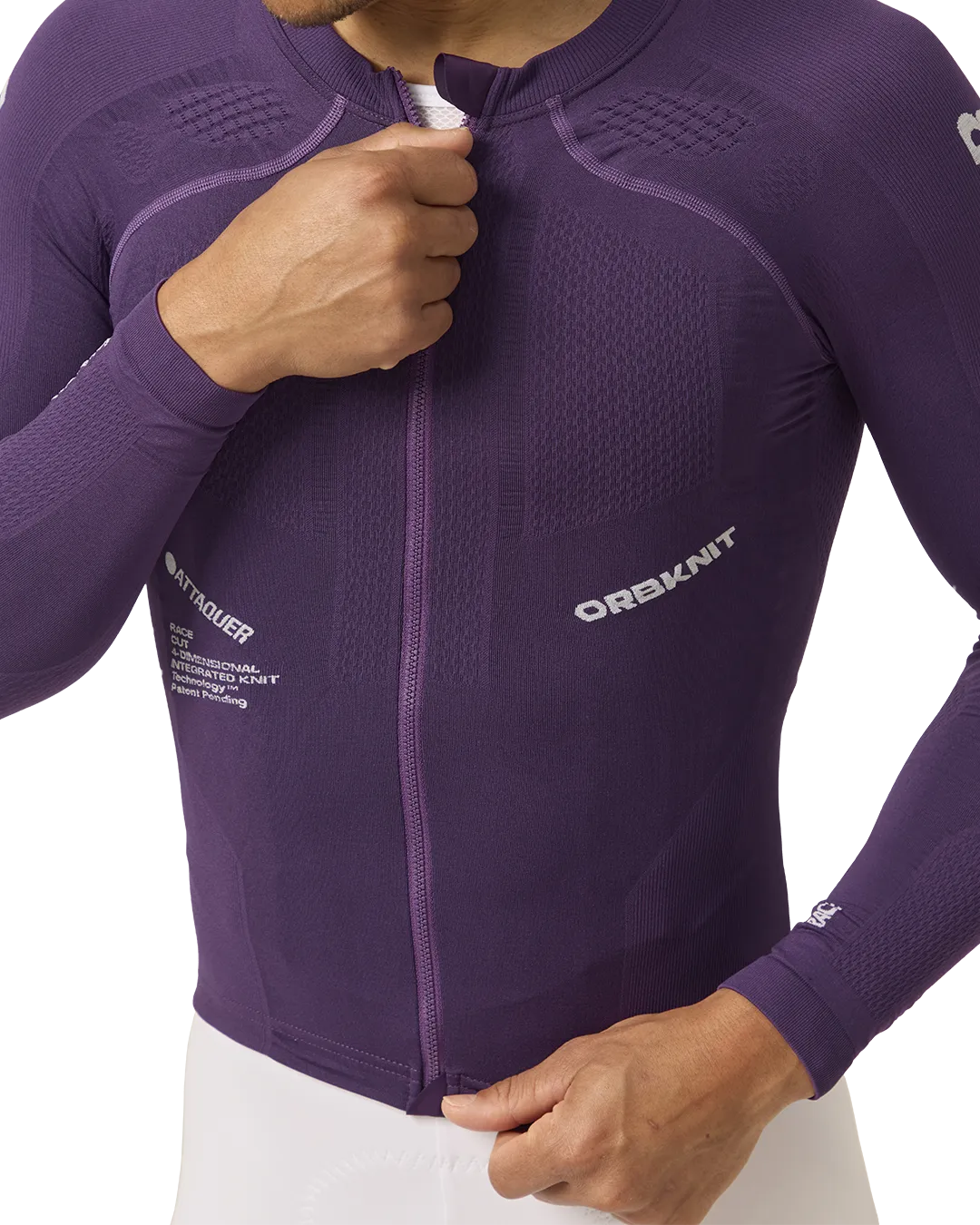 OrbKnit™️ Race Jersey Long Sleeve Purple-Attaquer-Attaquer