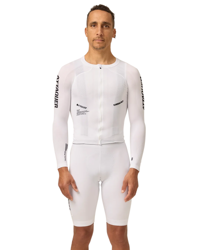 OrbKnit™️ Race Jersey Long Sleeve White-Attaquer-Attaquer