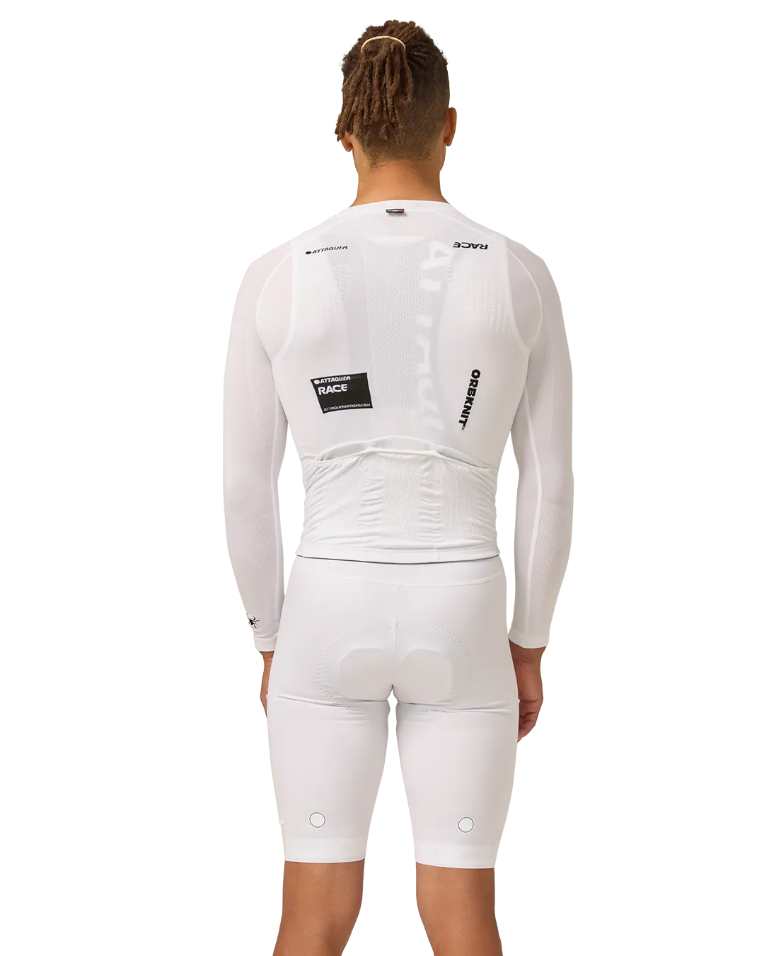 OrbKnit™️ Race Jersey Long Sleeve White-Attaquer-Attaquer