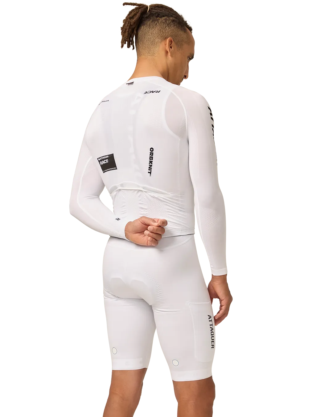 OrbKnit™️ Race Jersey Long Sleeve White-Attaquer-Attaquer