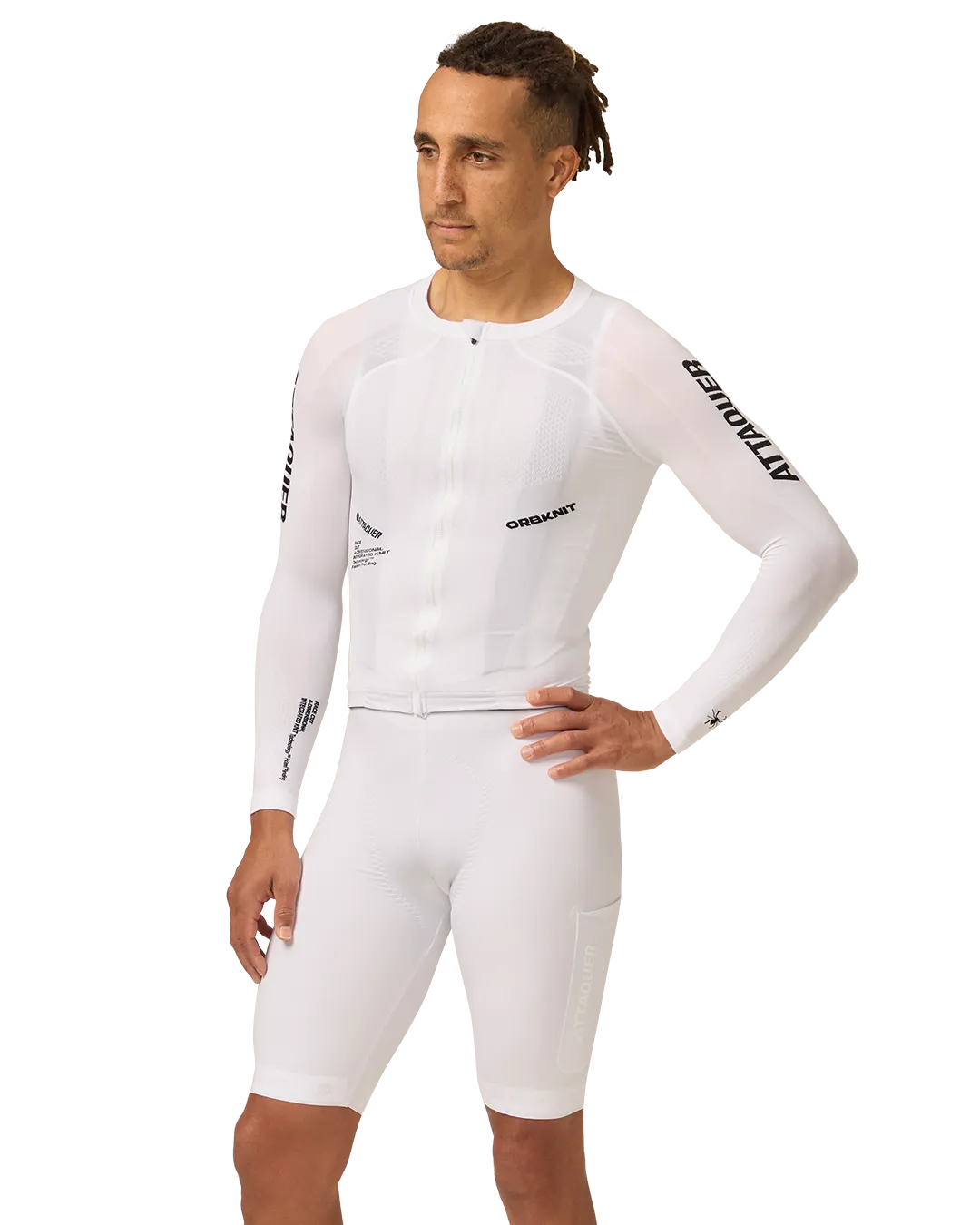 OrbKnit™️ Race Jersey Long Sleeve White-Attaquer-Attaquer