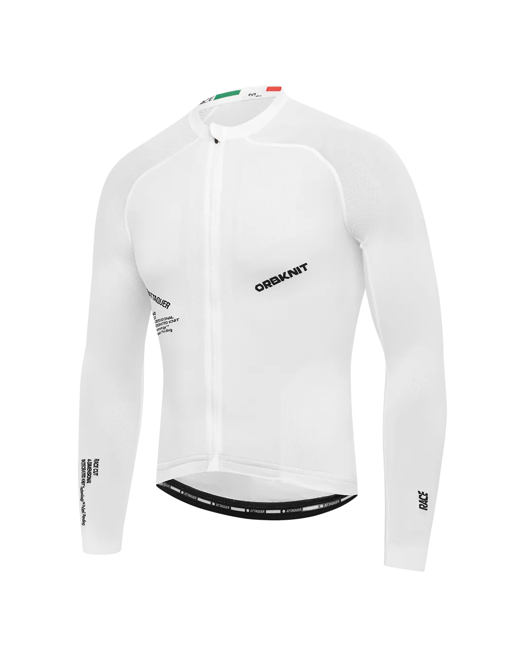 OrbKnit™️ Race Jersey Long Sleeve White
