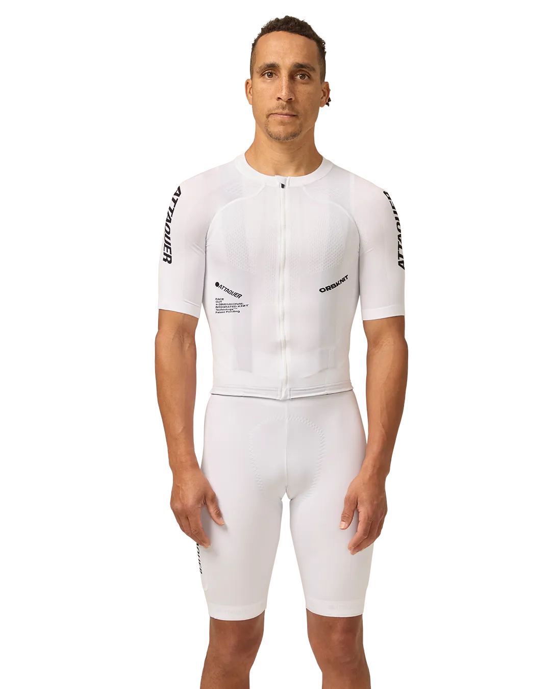 ATTAQUER RACE 半袖サイクルジャージ ホワイト OrbKnit™️ Race Jersey White – Attaquer