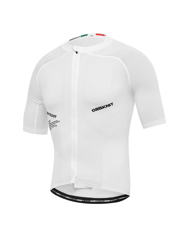 ATTAQUER RACE 半袖サイクルジャージ ホワイト OrbKnit™️ Race Jersey White – Attaquer
