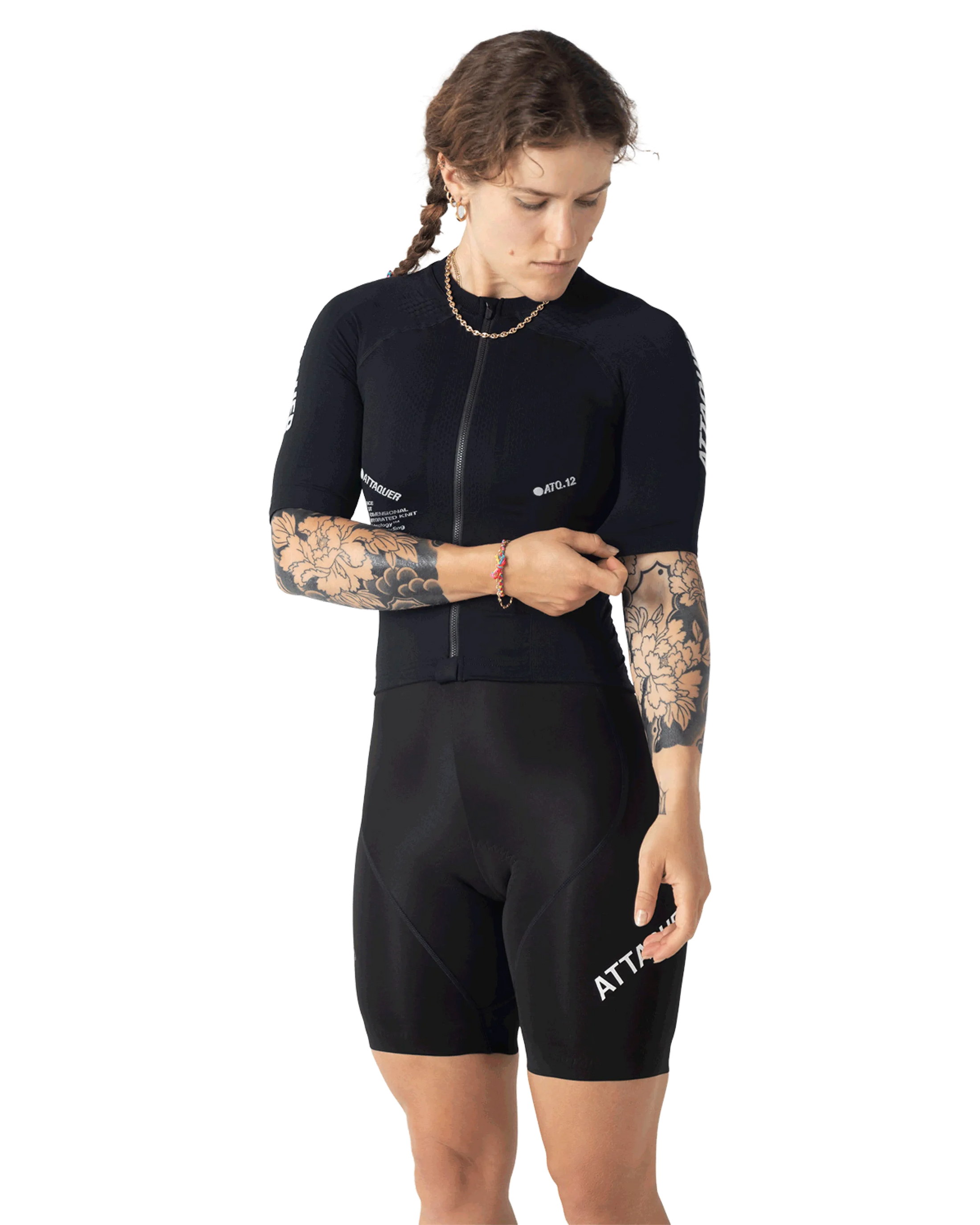 OrbKnit™️ Womens Race Jersey Black-Attaquer-Attaquer