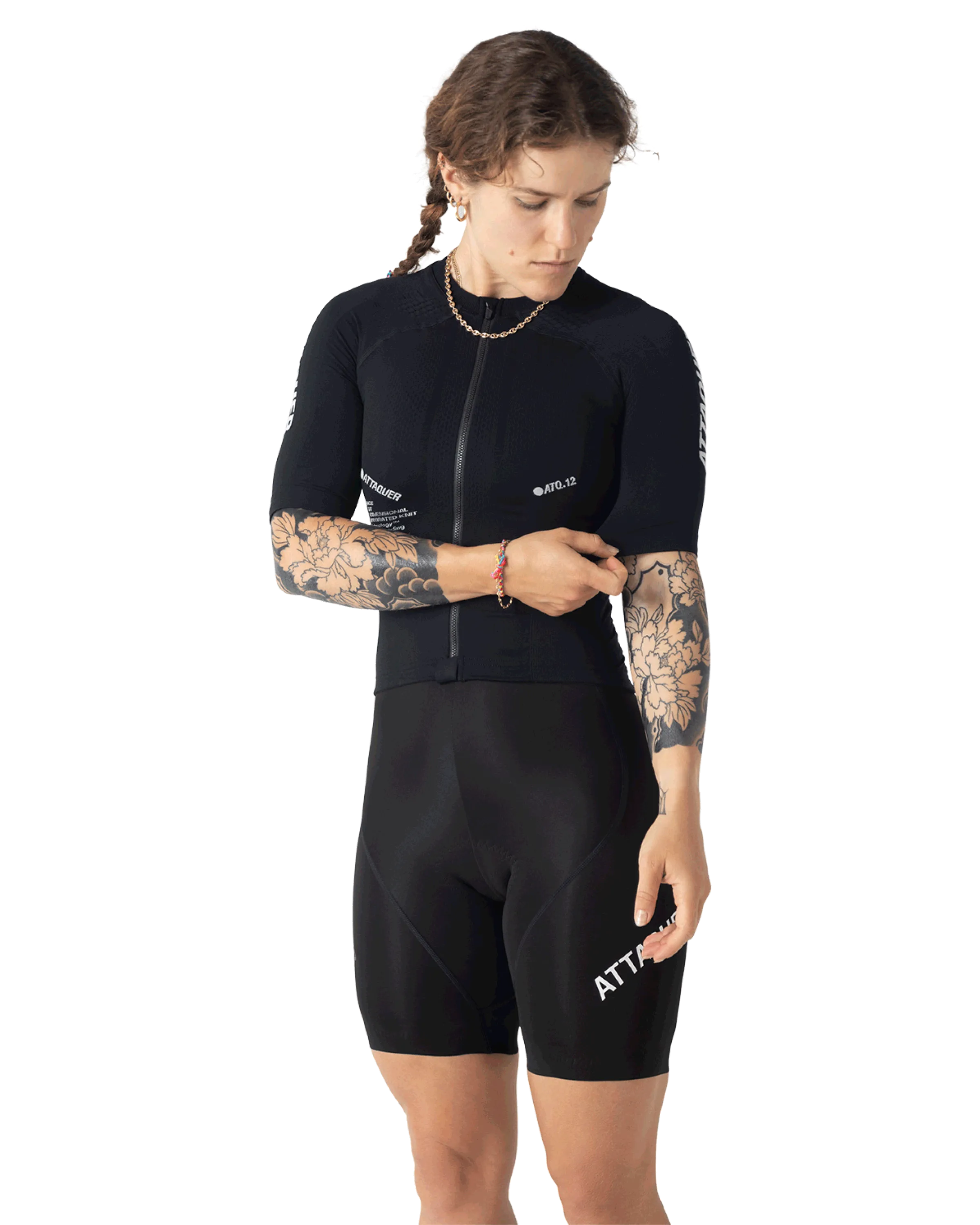 OrbKnit™️ Womens Race Jersey Black-Attaquer-Attaquer
