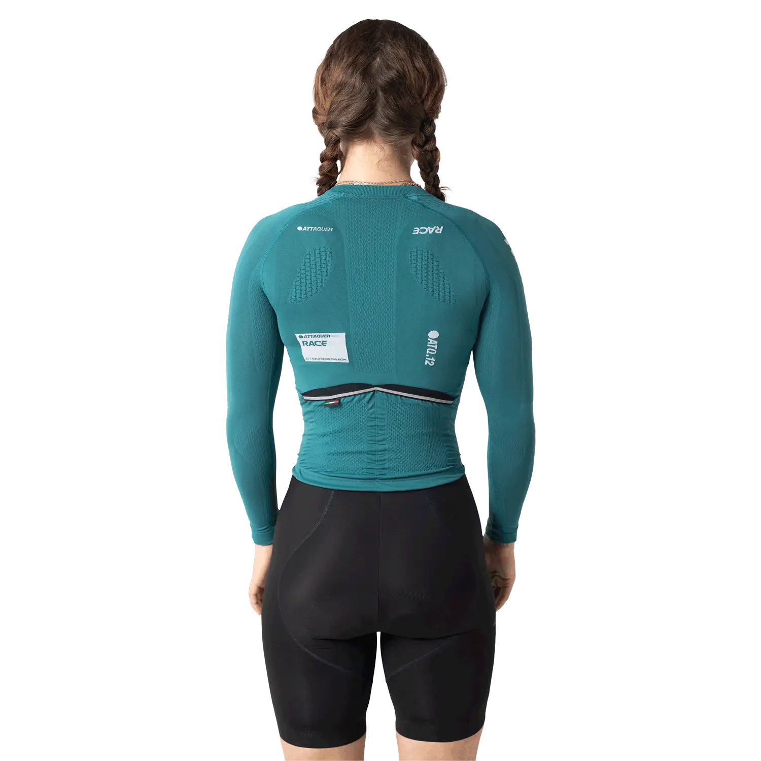 OrbKnit™️ Womens Race Jersey Long Sleeve Emerald-Attaquer-Attaquer