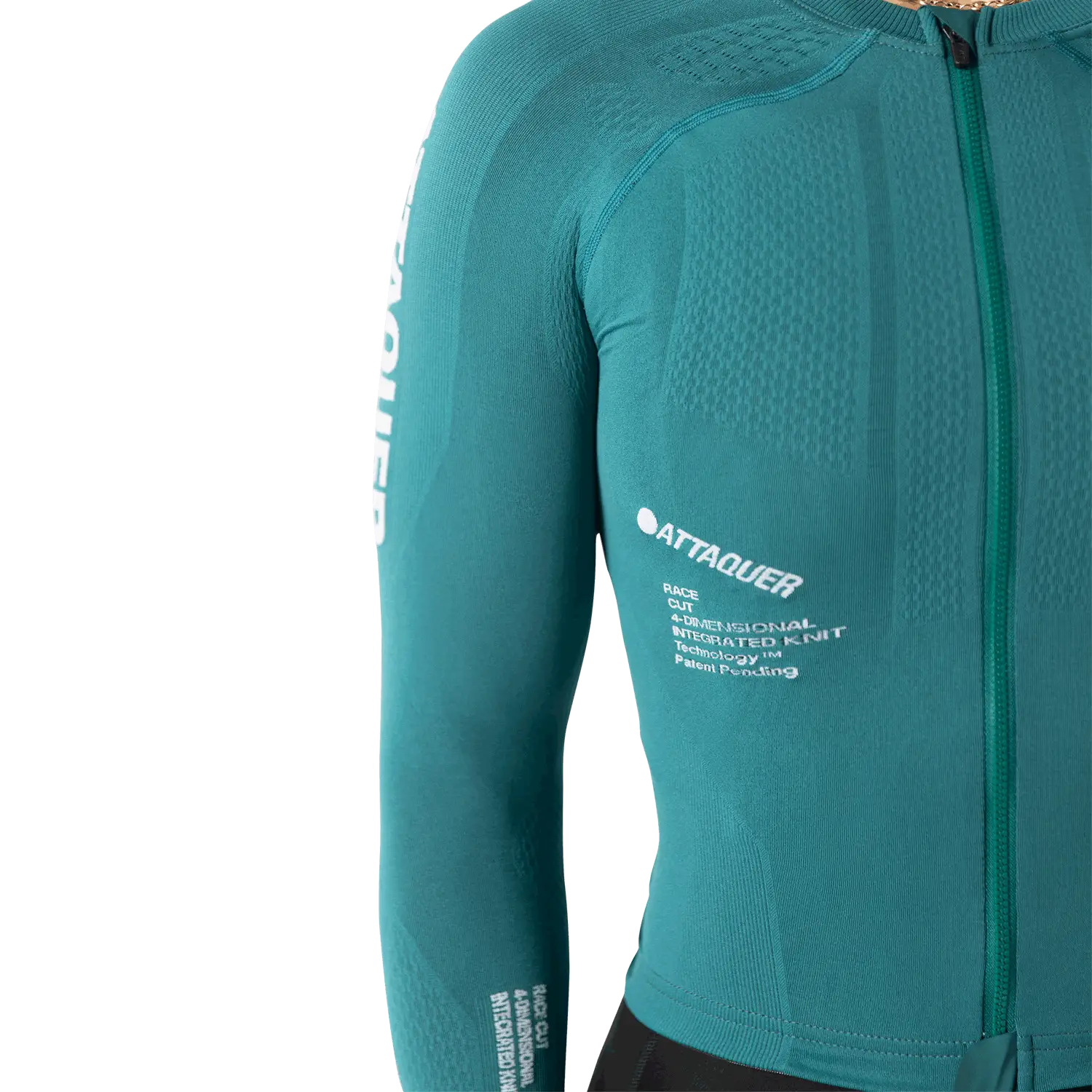 OrbKnit™️ Womens Race Jersey Long Sleeve Emerald-Attaquer-Attaquer