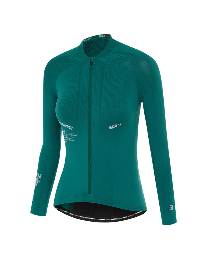 pdp-hide Womens Orbknit Long Sleeve Seamless Cycling Jersey feature ghost