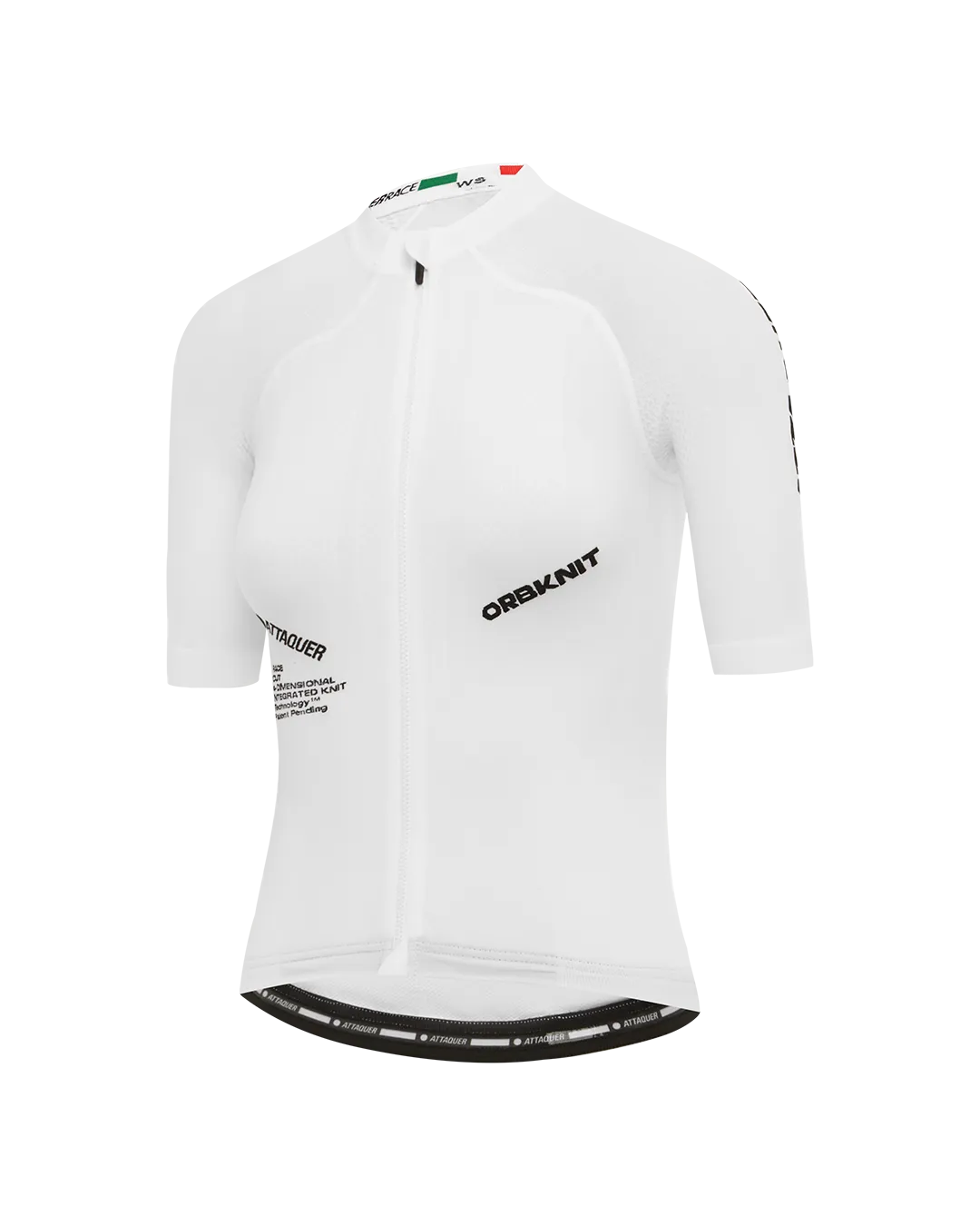 ATTAQUER RACE 半袖サイクルジャージ ホワイト　レディース OrbKnit™️ Womens Race Jersey White | Attaquer Cycling
