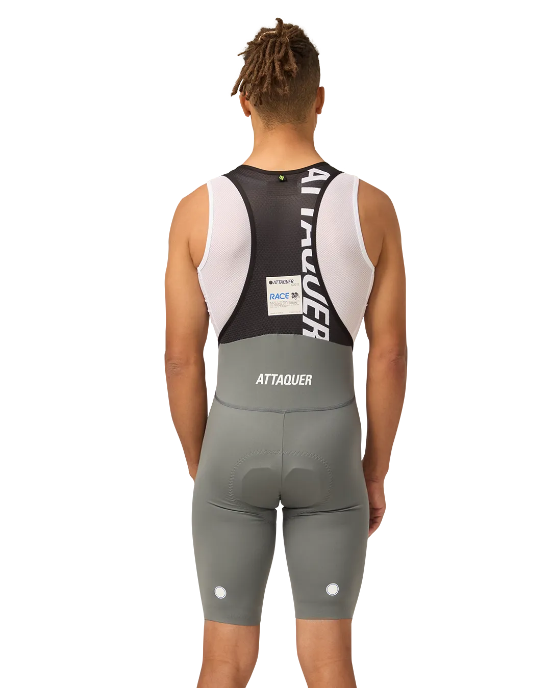 Race Bib Short Anthracite | Attaquer Cycling Bib Shorts
