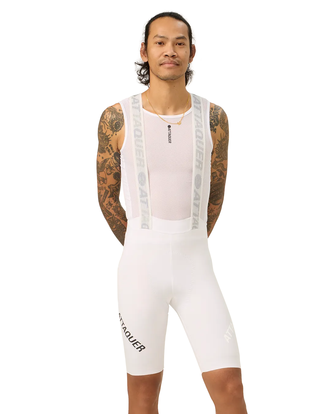 Race Bib Short White – Attaquer