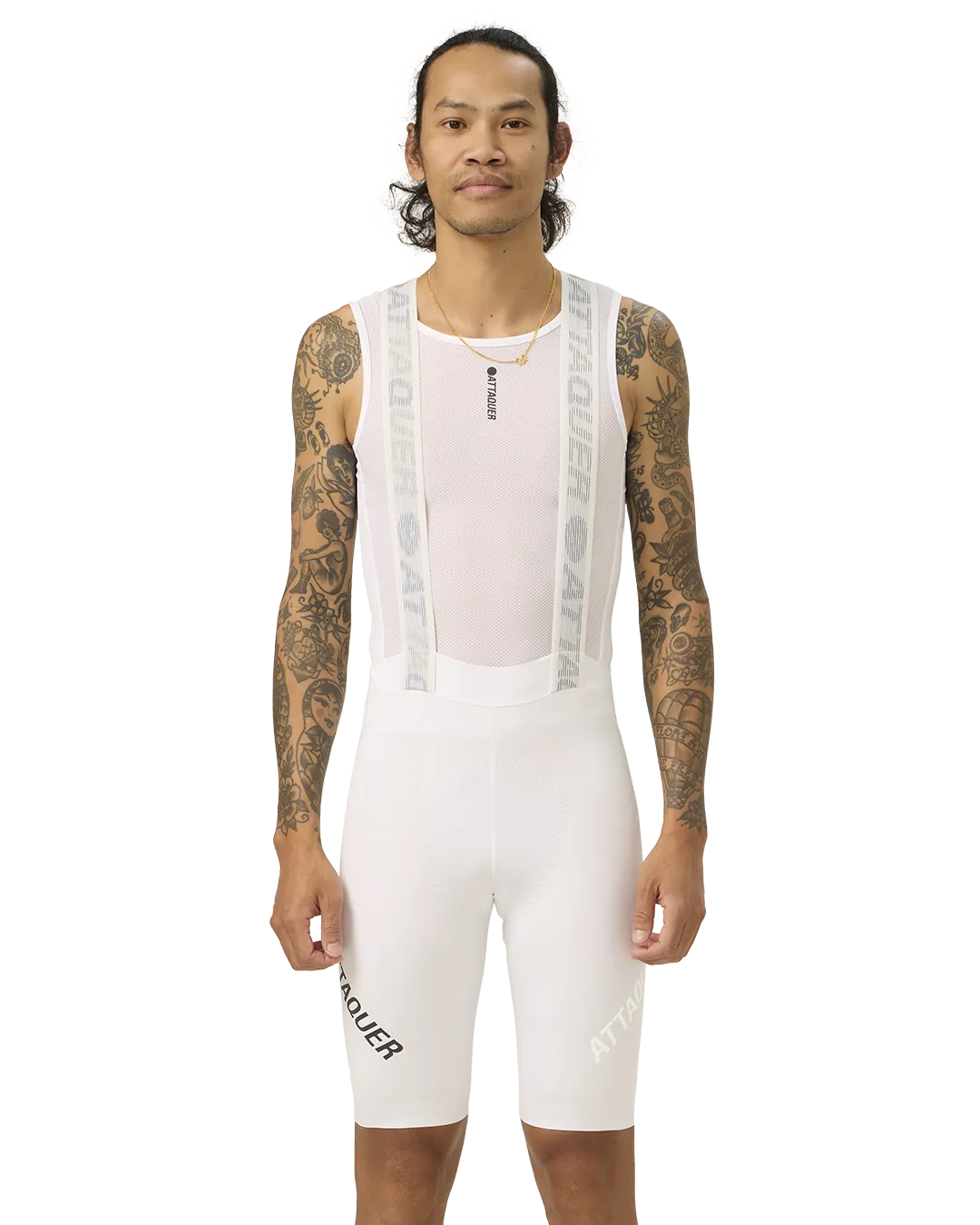 Race Bib Short White – Attaquer Race Bib Short White – Attaquer