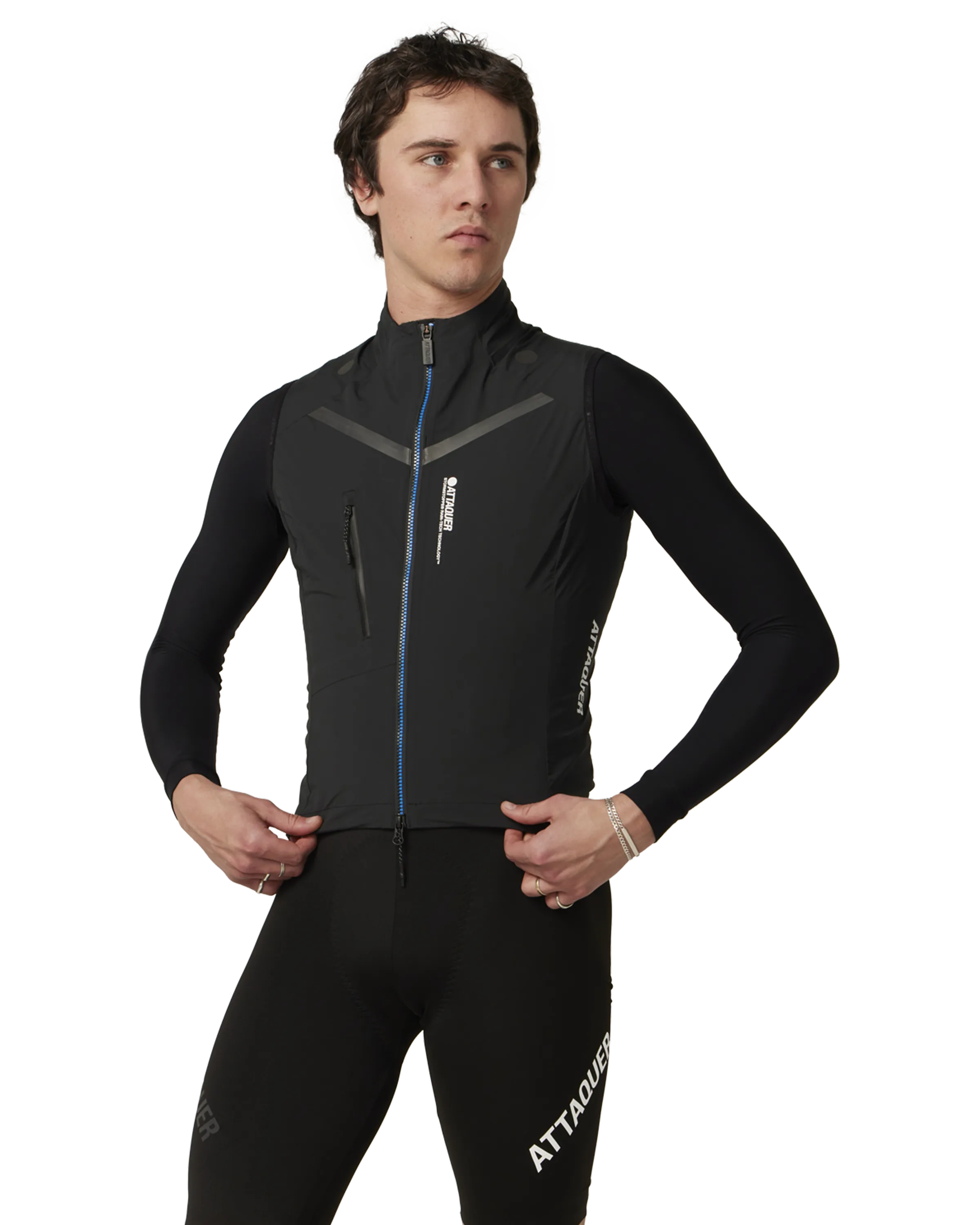 Race Rain Gilet Black-Attaquer-Attaquer