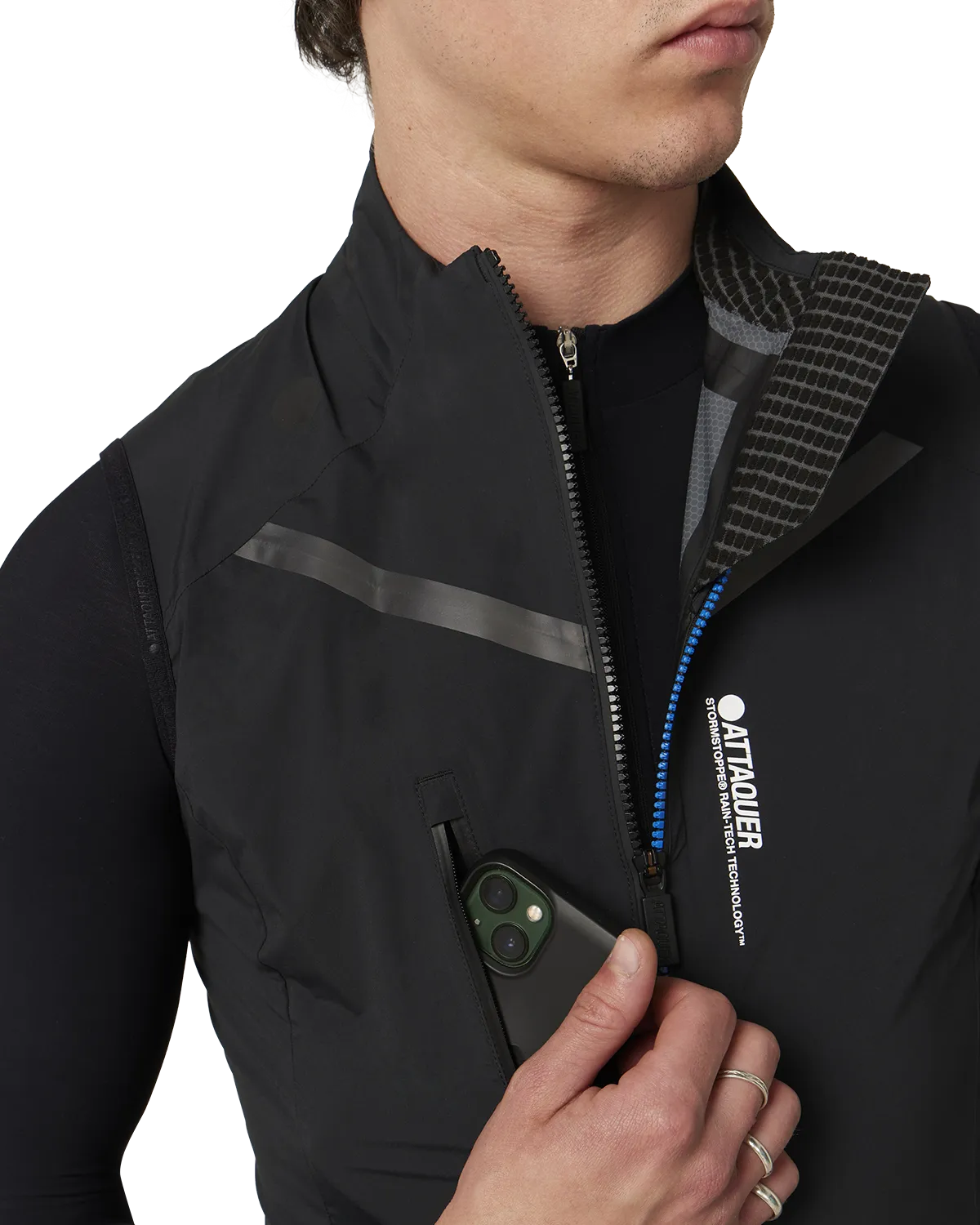 Race Rain Gilet Black-Attaquer-Attaquer