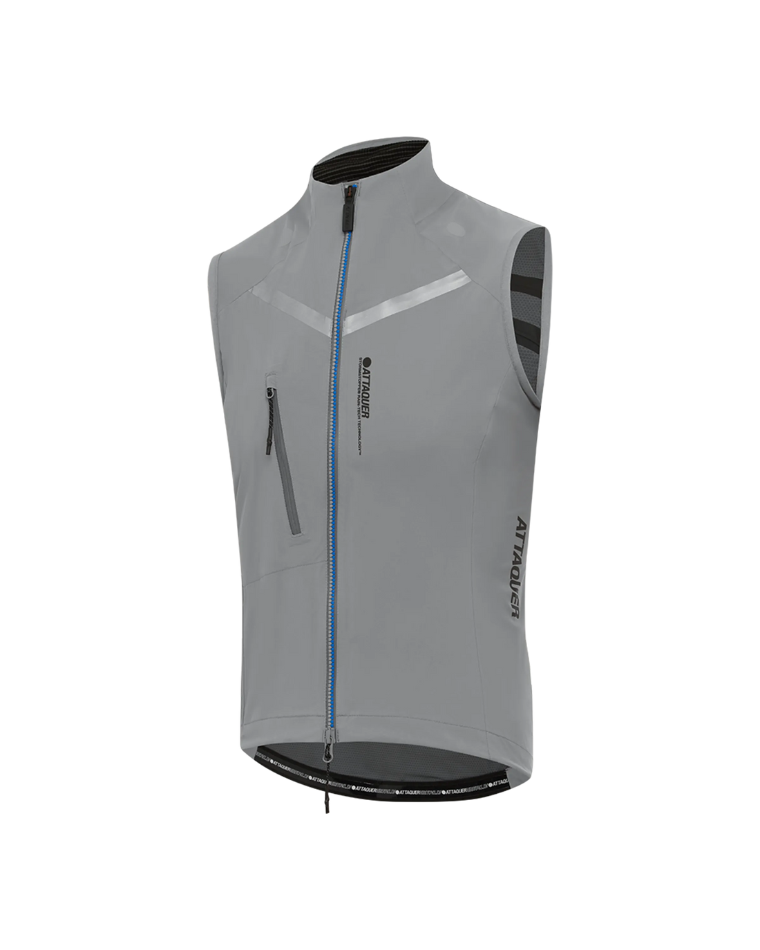 Race Rain Gilet Grey | Shop Attaquer Mens Cycling Outerwear