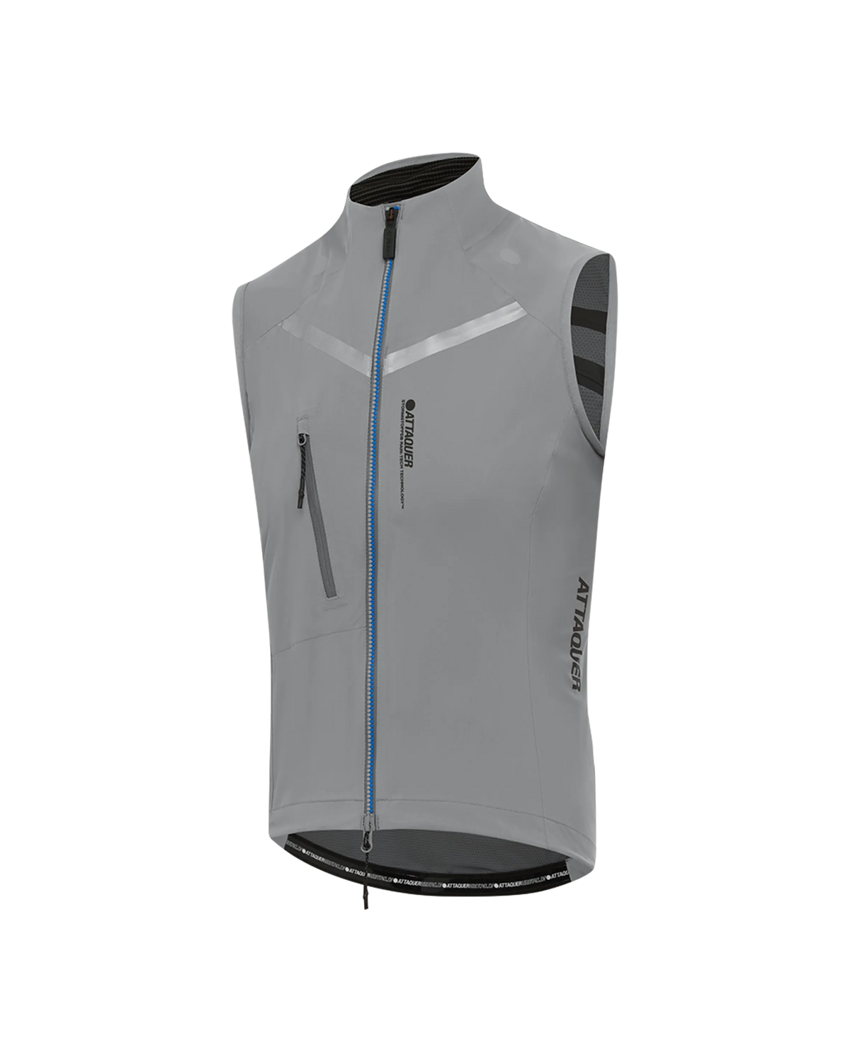 Race Rain Gilet Grey-Attaquer feature display pdp-hide