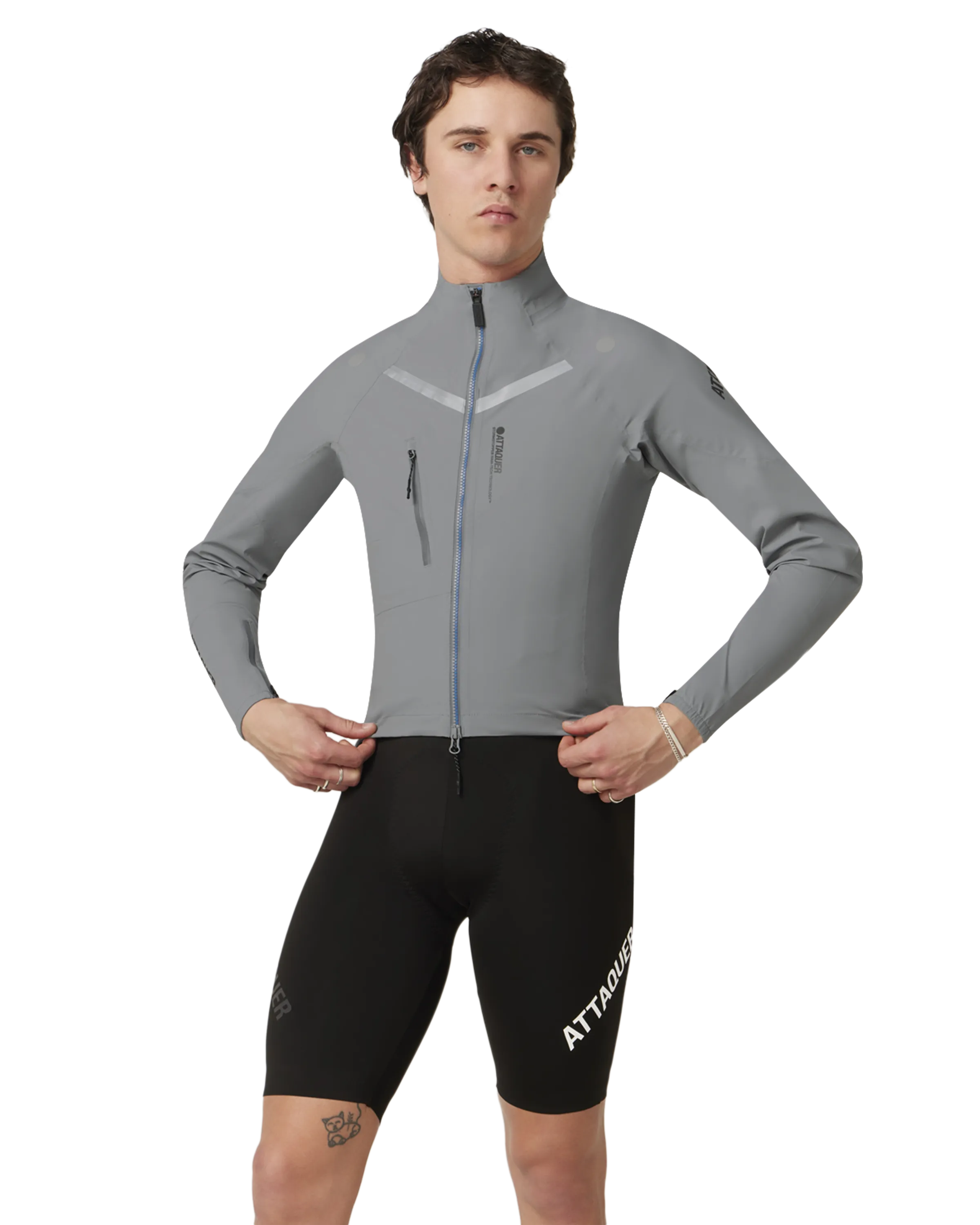 Race Rain Jacket Grey-Attaquer-Attaquer