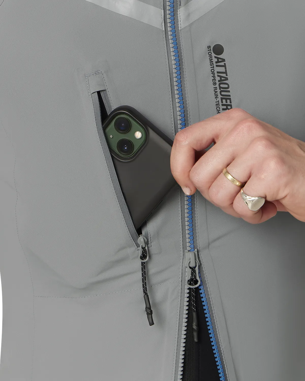 Race Rain Jacket Grey-Attaquer-Attaquer