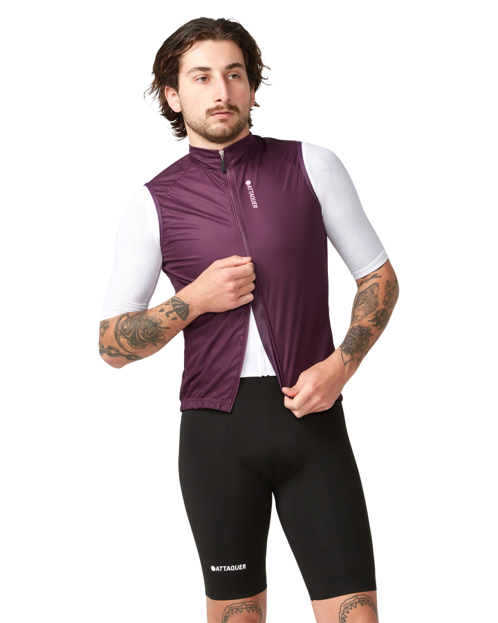 Race Softshell Gilet Burgundy-Attaquer-Attaquer