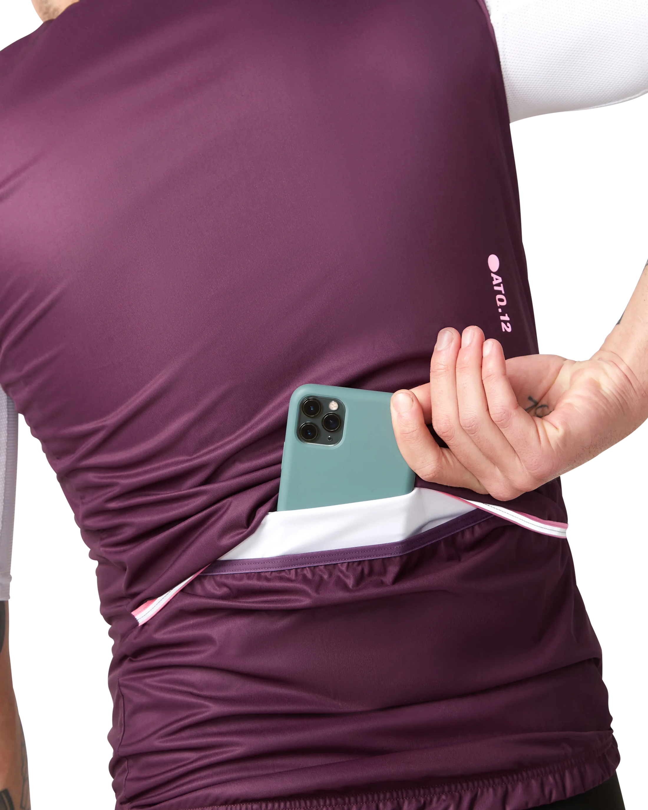 Race Softshell Gilet Burgundy-Attaquer-Attaquer