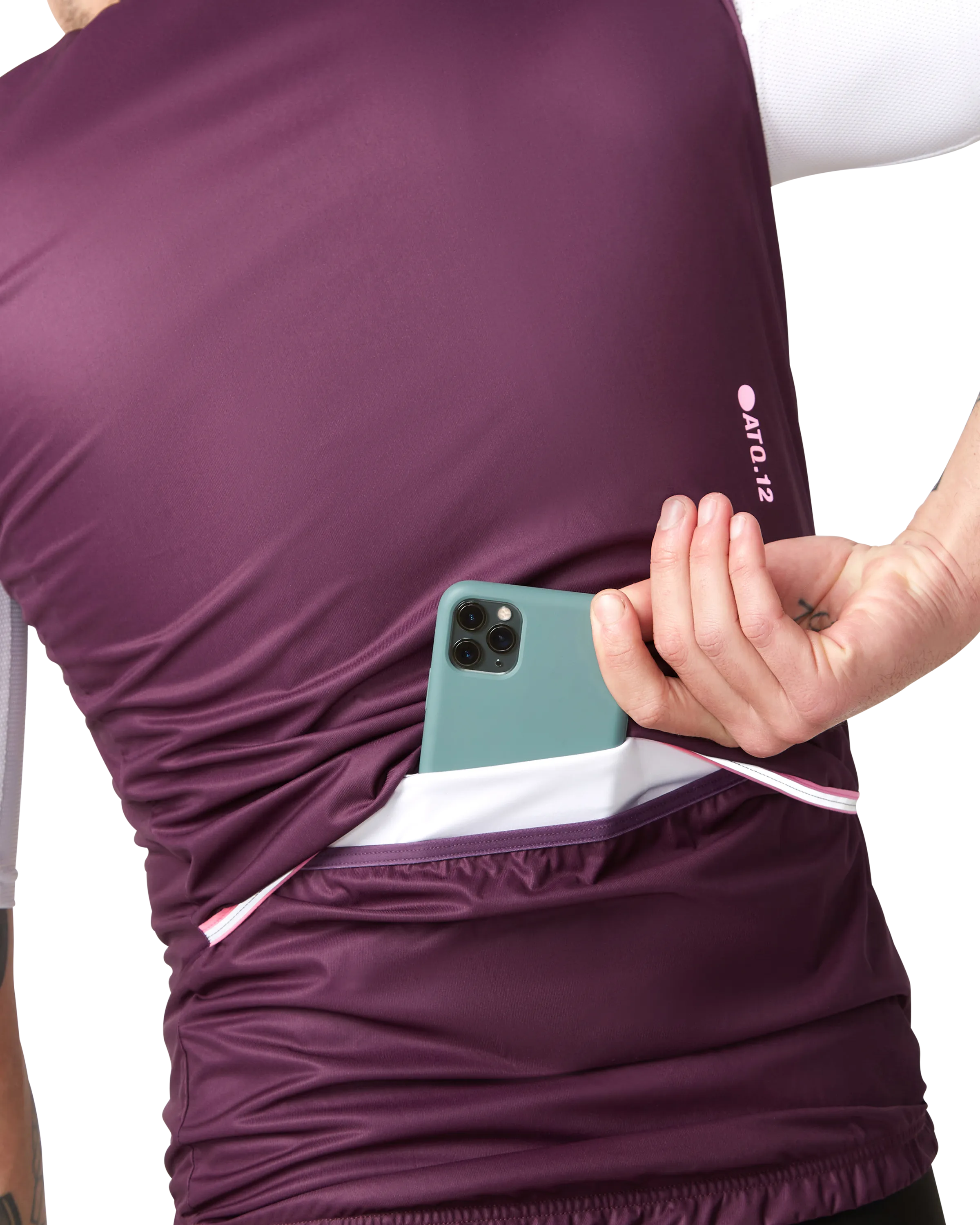 Race Softshell Gilet Burgundy-Attaquer-Attaquer