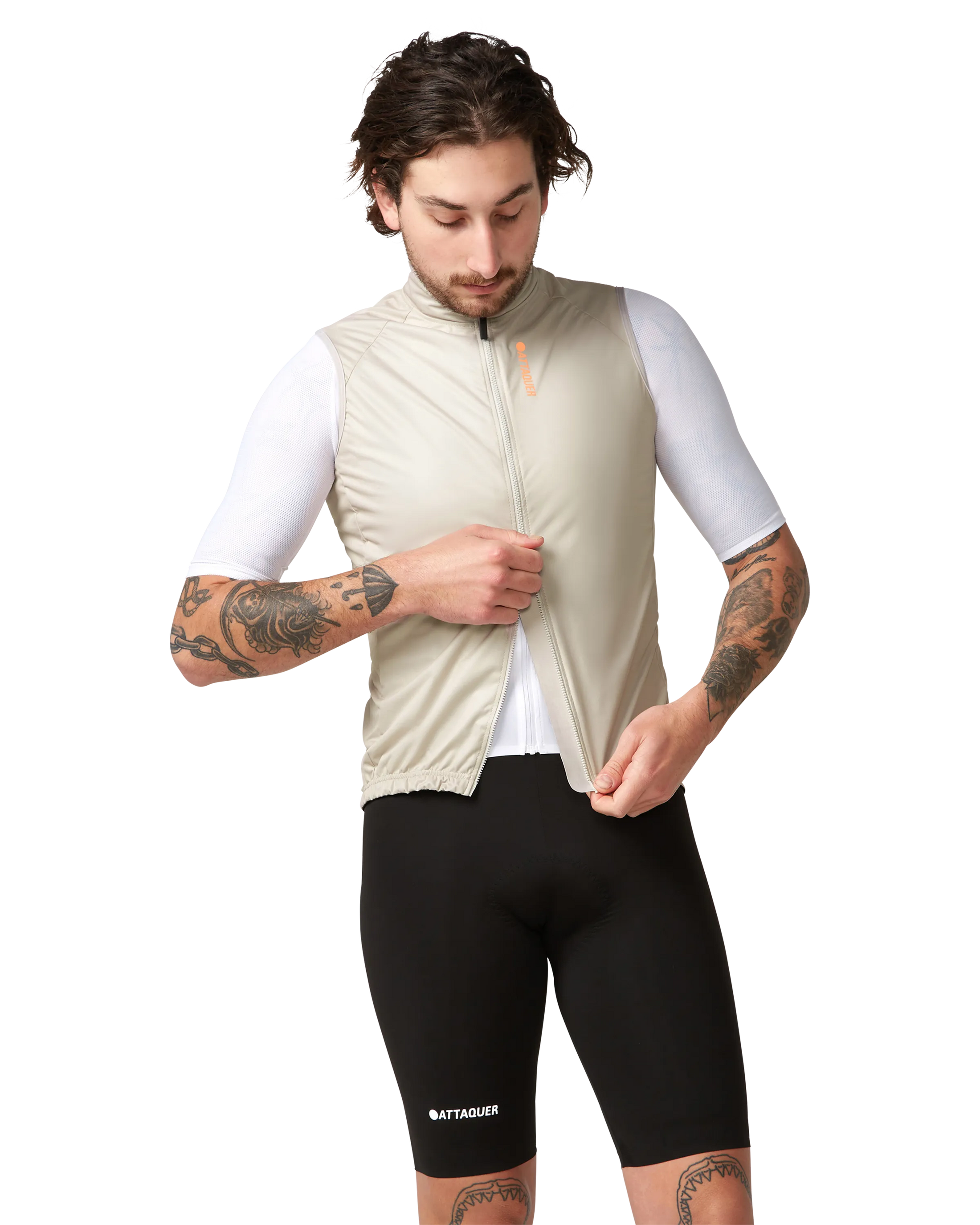 Race Softshell Gilet Eggshell-Attaquer-Attaquer