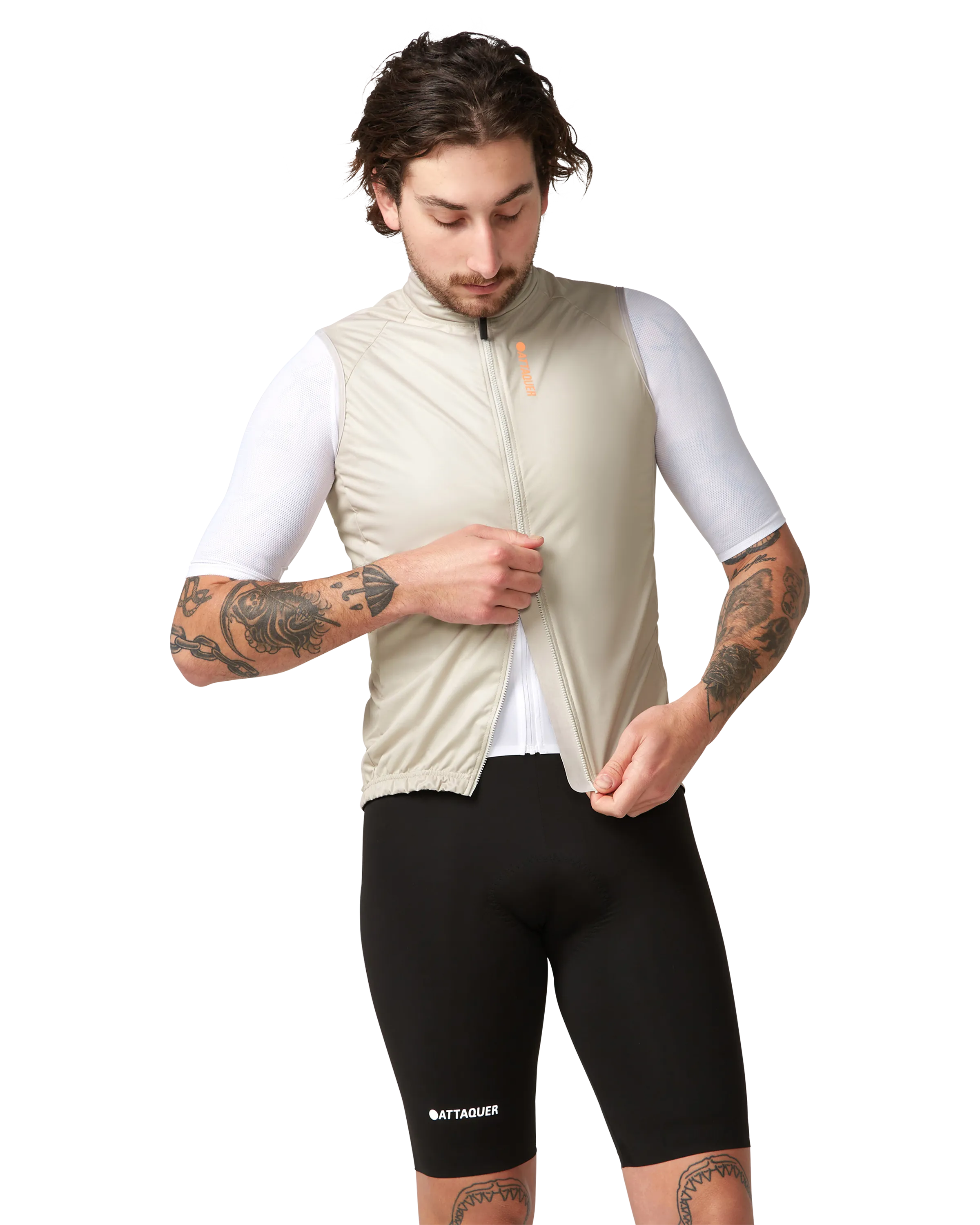 Race Softshell Gilet Eggshell-Attaquer-Attaquer