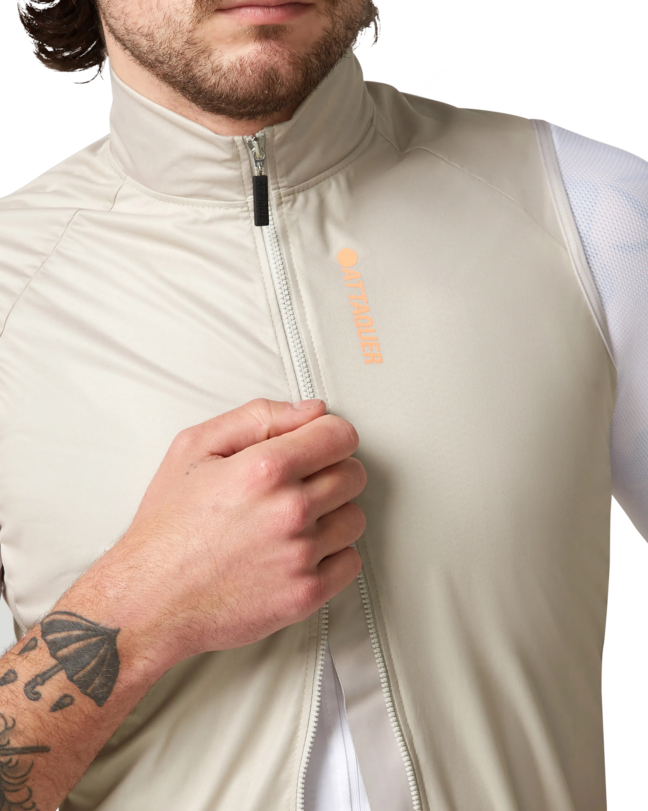 Race Softshell Gilet Eggshell-Attaquer-Attaquer