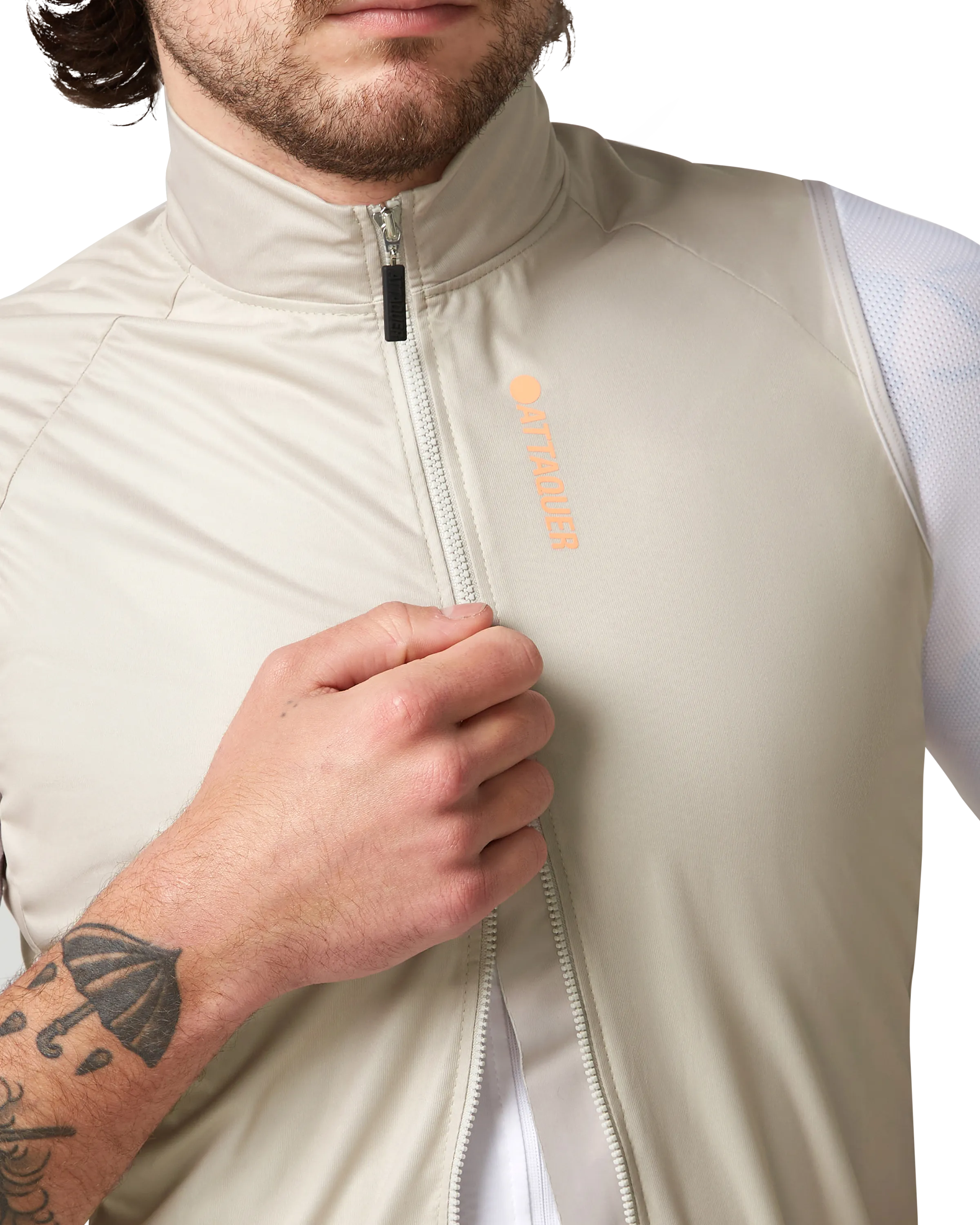 Race Softshell Gilet Eggshell-Attaquer-Attaquer