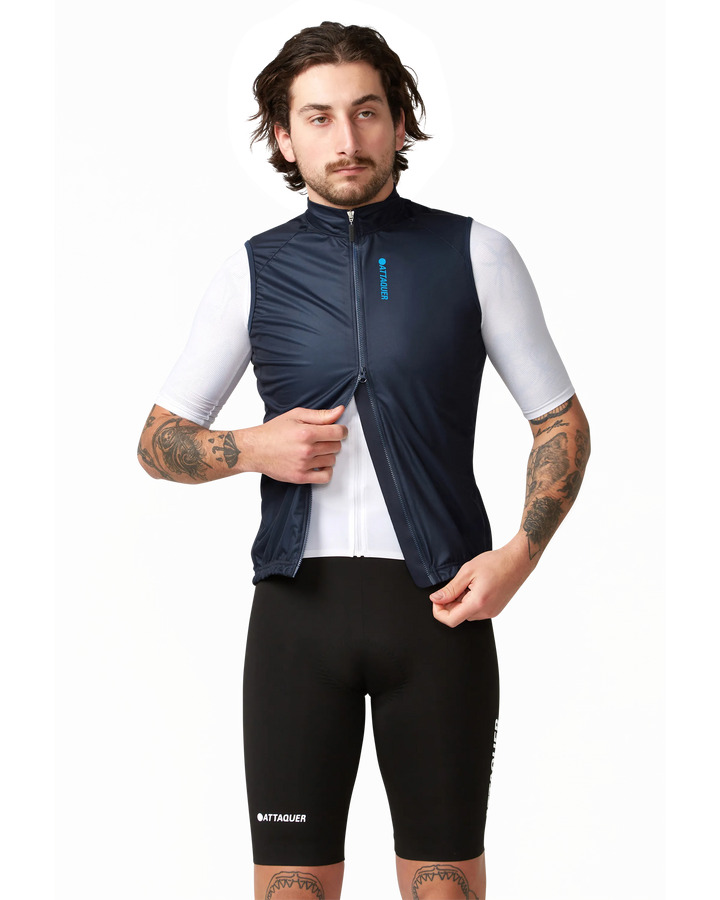 Race Softshell Gilet Navy-Attaquer-Attaquer