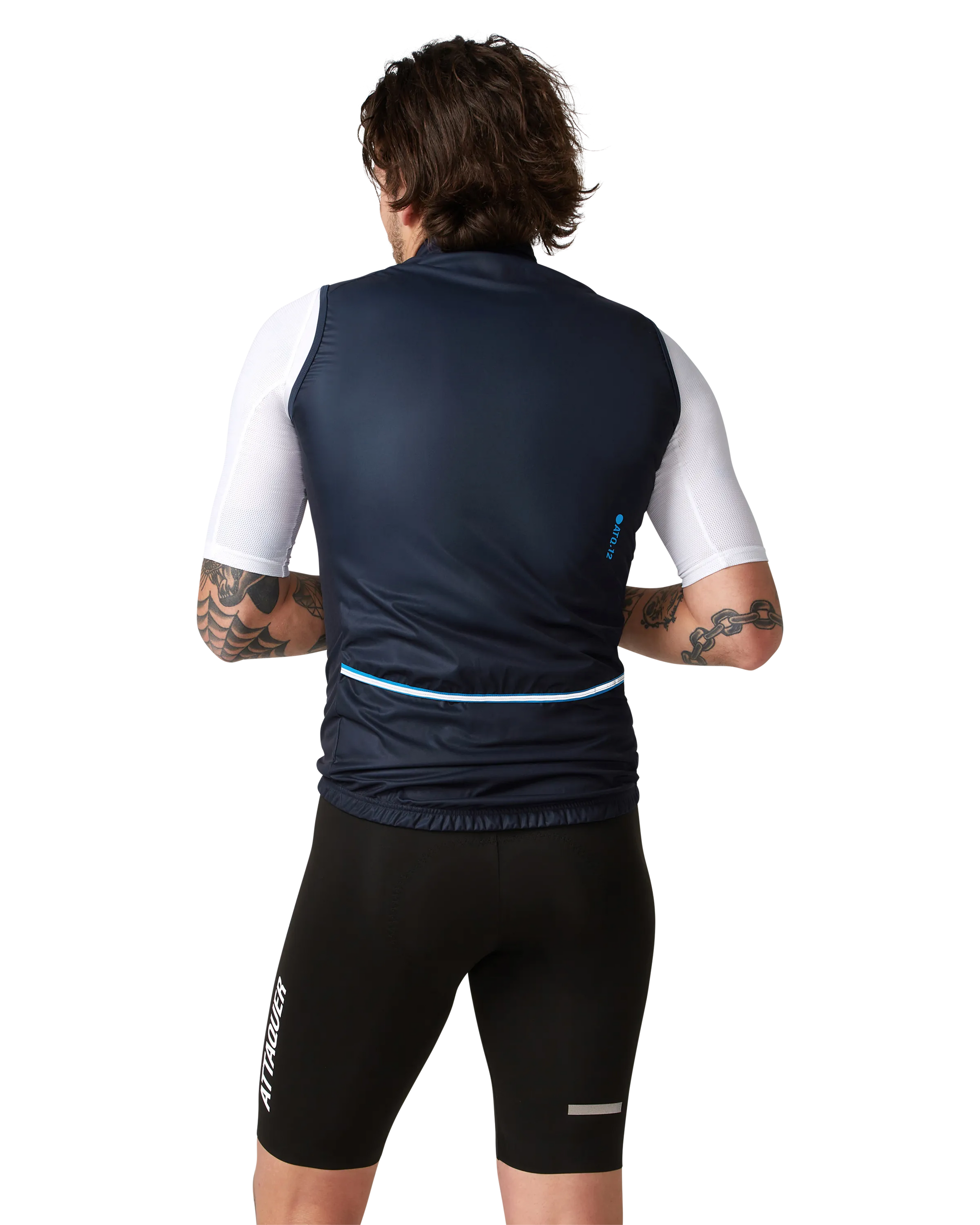 Race Softshell Gilet Navy-Attaquer-Attaquer