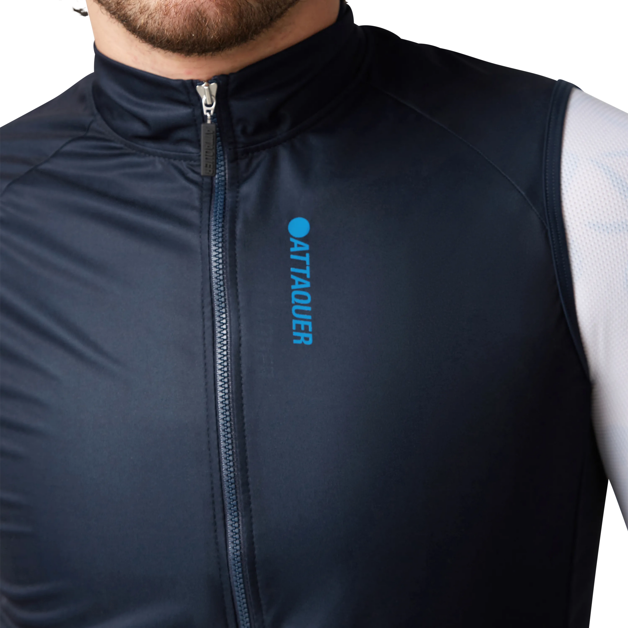 Race Softshell Gilet Navy-Attaquer-Attaquer