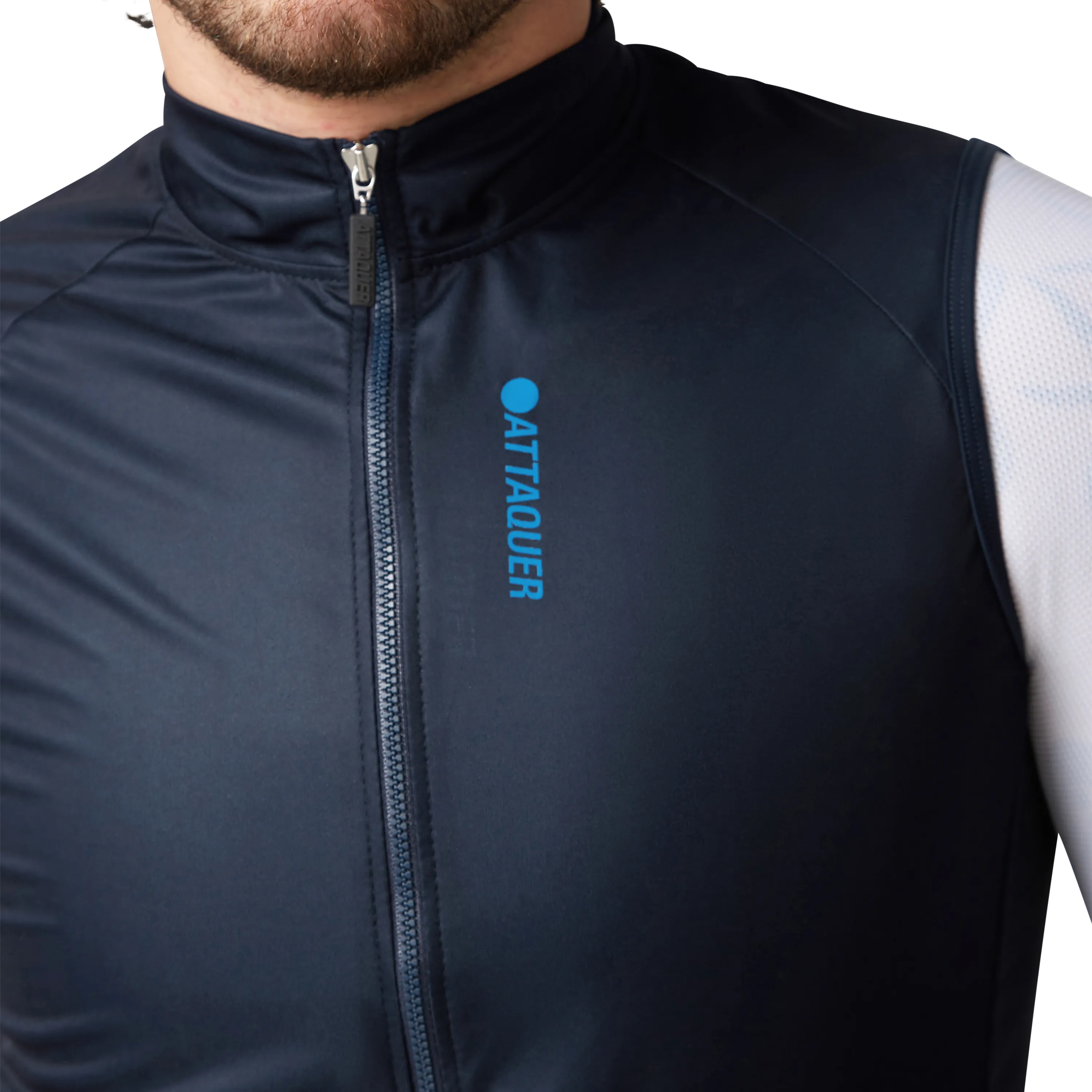 Race Softshell Gilet Navy-Attaquer-Attaquer