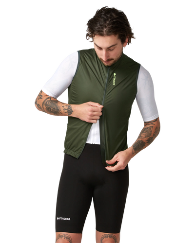 Race Softshell Gilet Pine-Attaquer-Attaquer