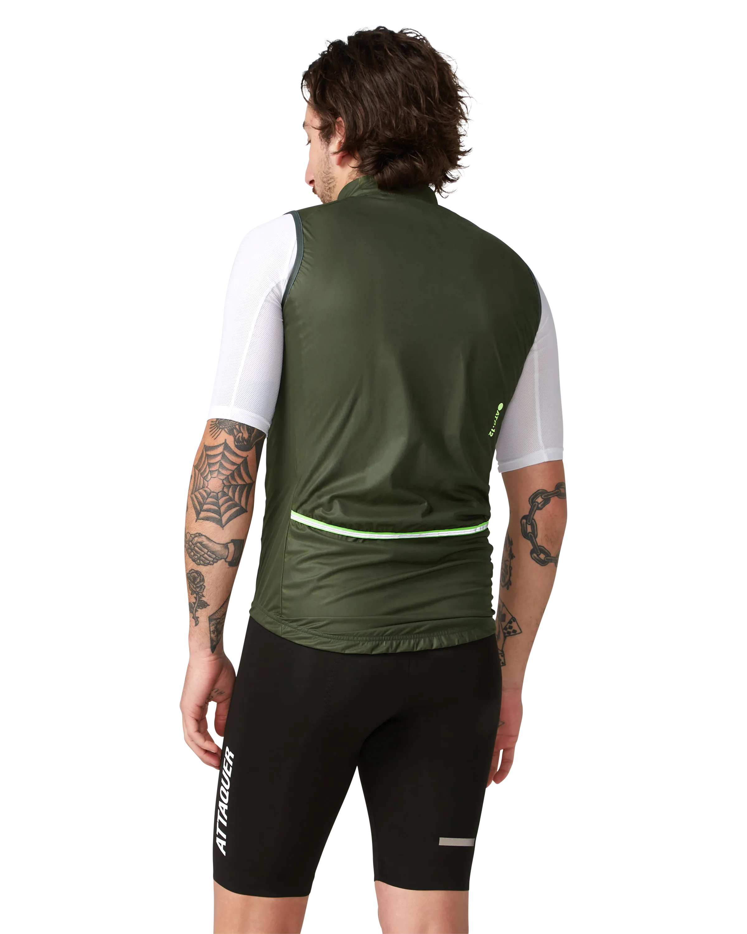 Race Softshell Gilet Pine-Attaquer-Attaquer
