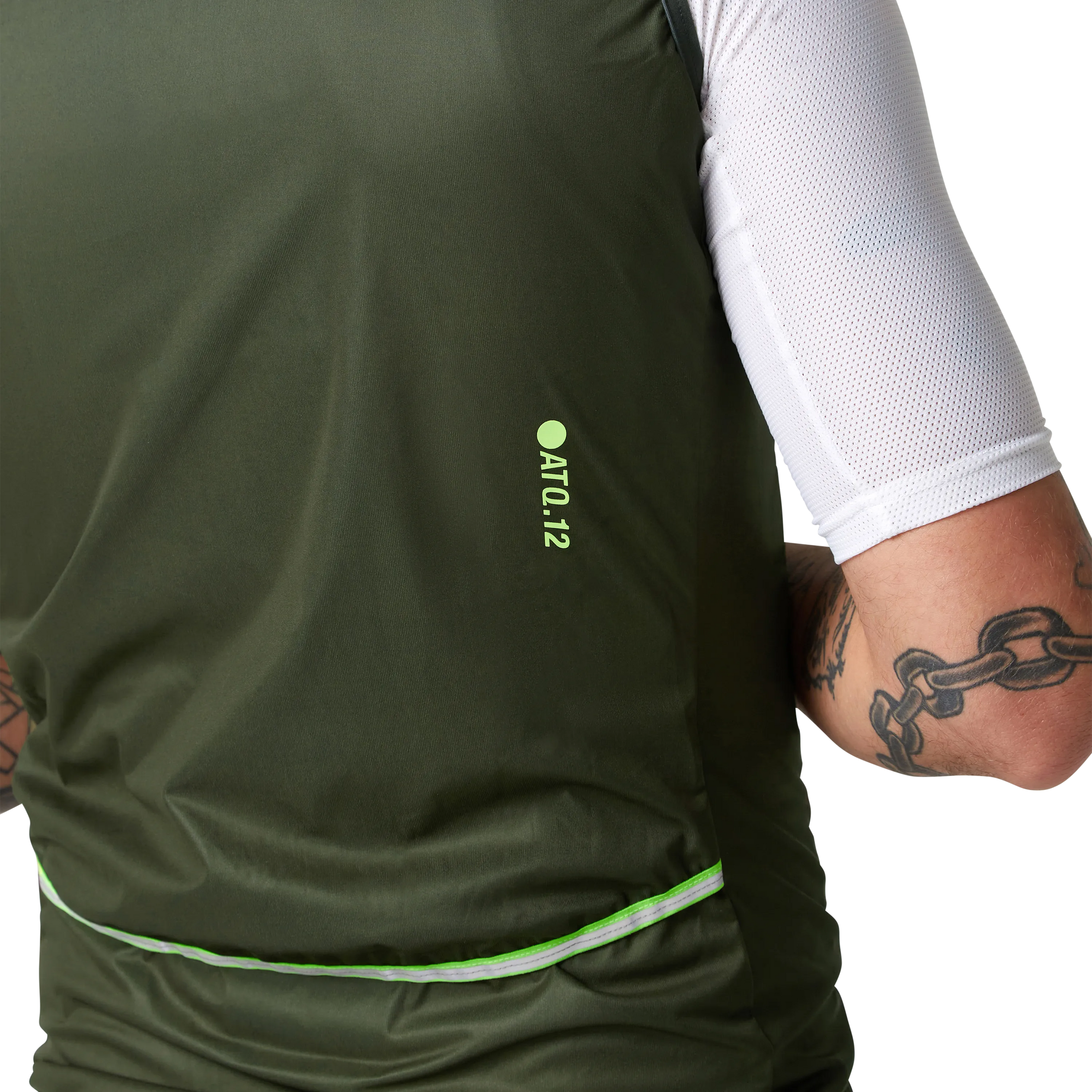 Race Softshell Gilet Pine-Attaquer-Attaquer