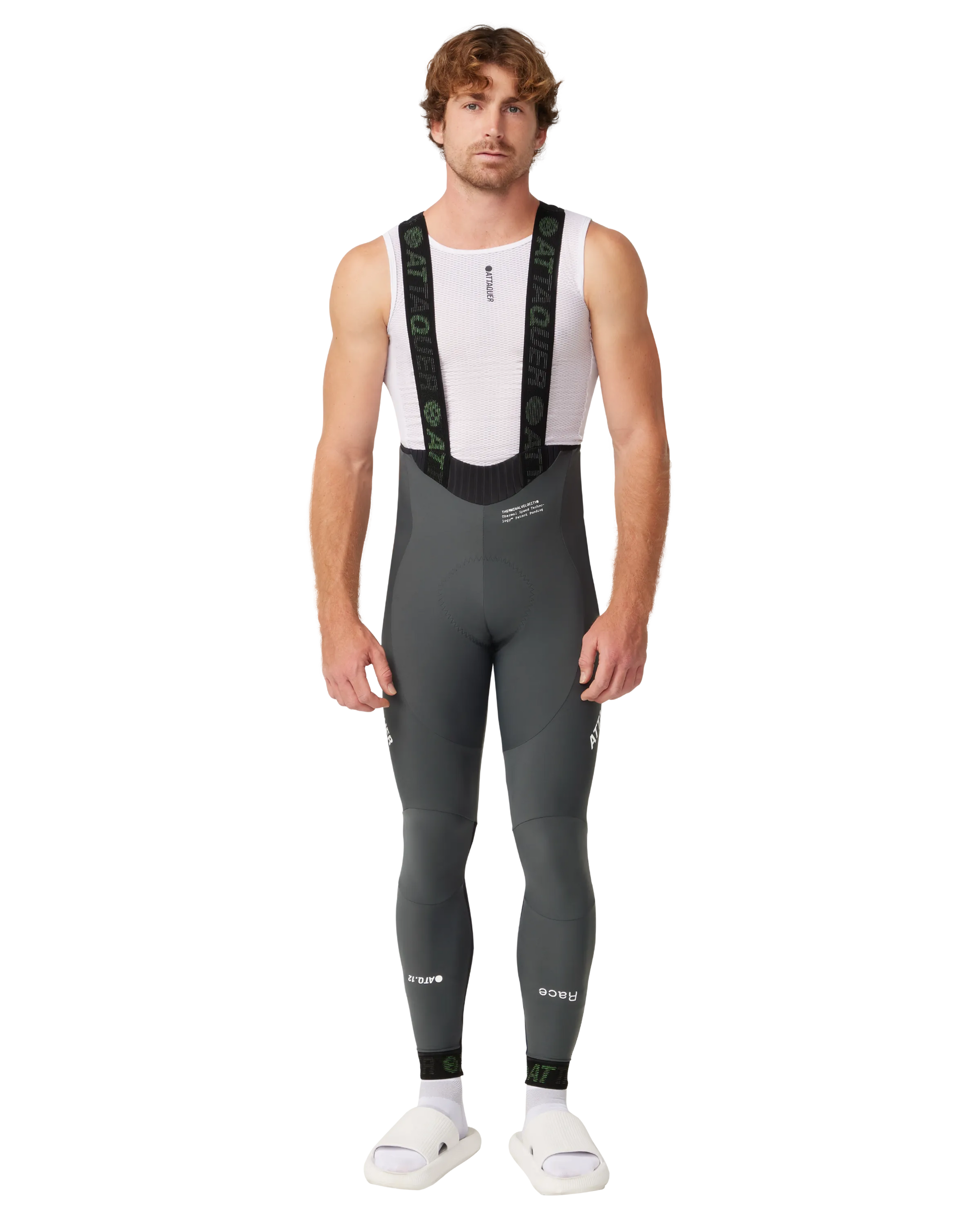 Race Winter Bib Longs Anthracite-Attaquer-Attaquer