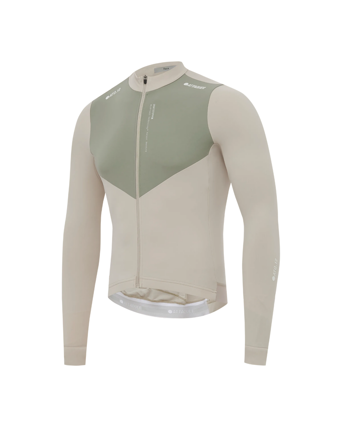 Race Winter Long Sleeved Jersey Eggshell-Attaquer feature display pdp-hide