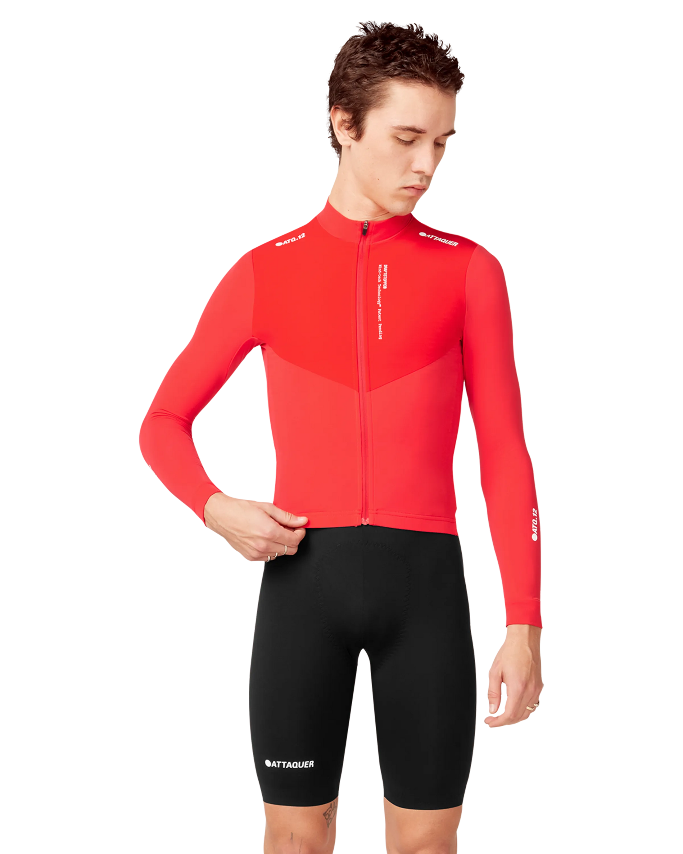 Race Winter Long Sleeved Jersey Red-Attaquer-Attaquer