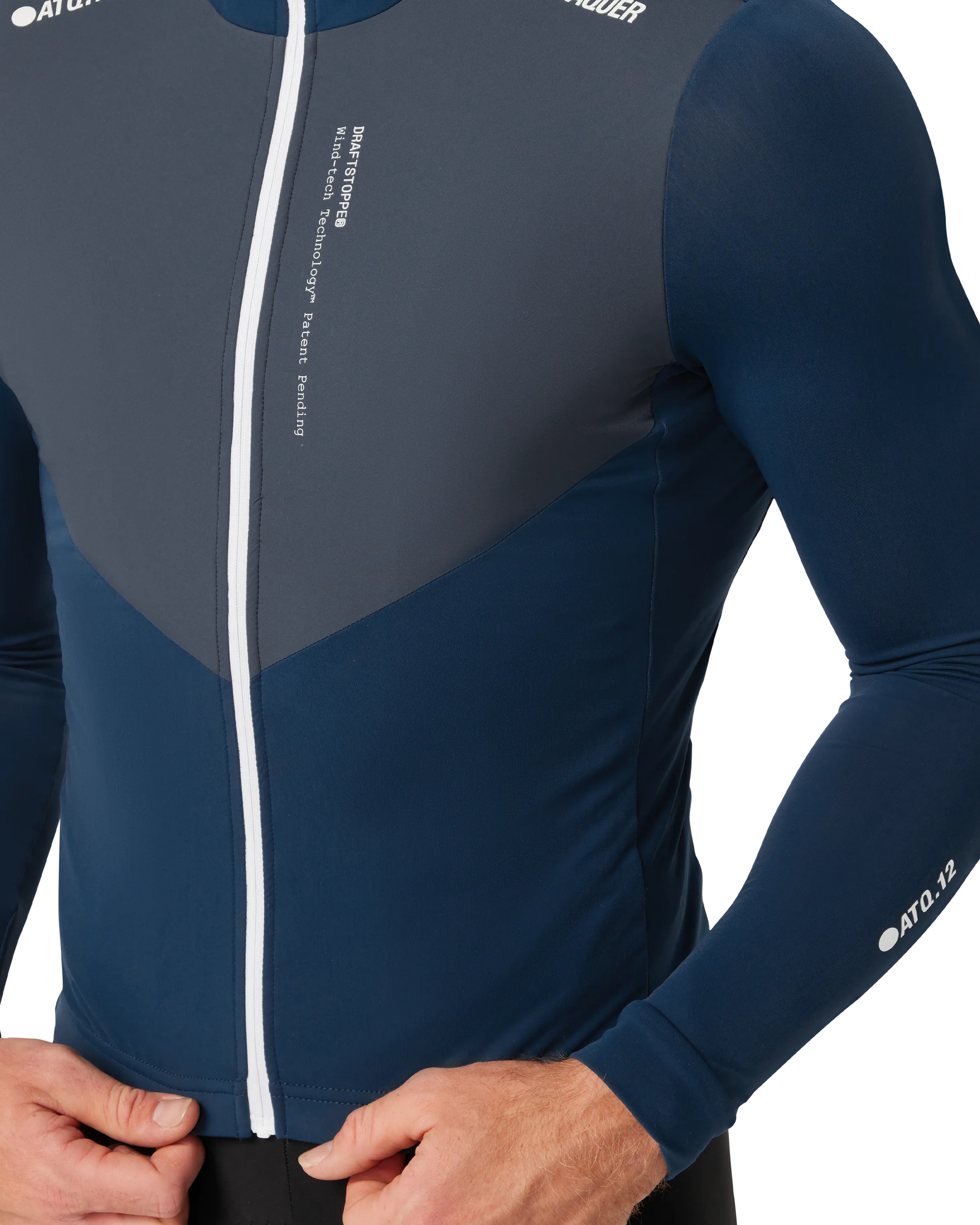Race Winter Long Sleeved Jersey Vintage Blue-Attaquer-Attaquer