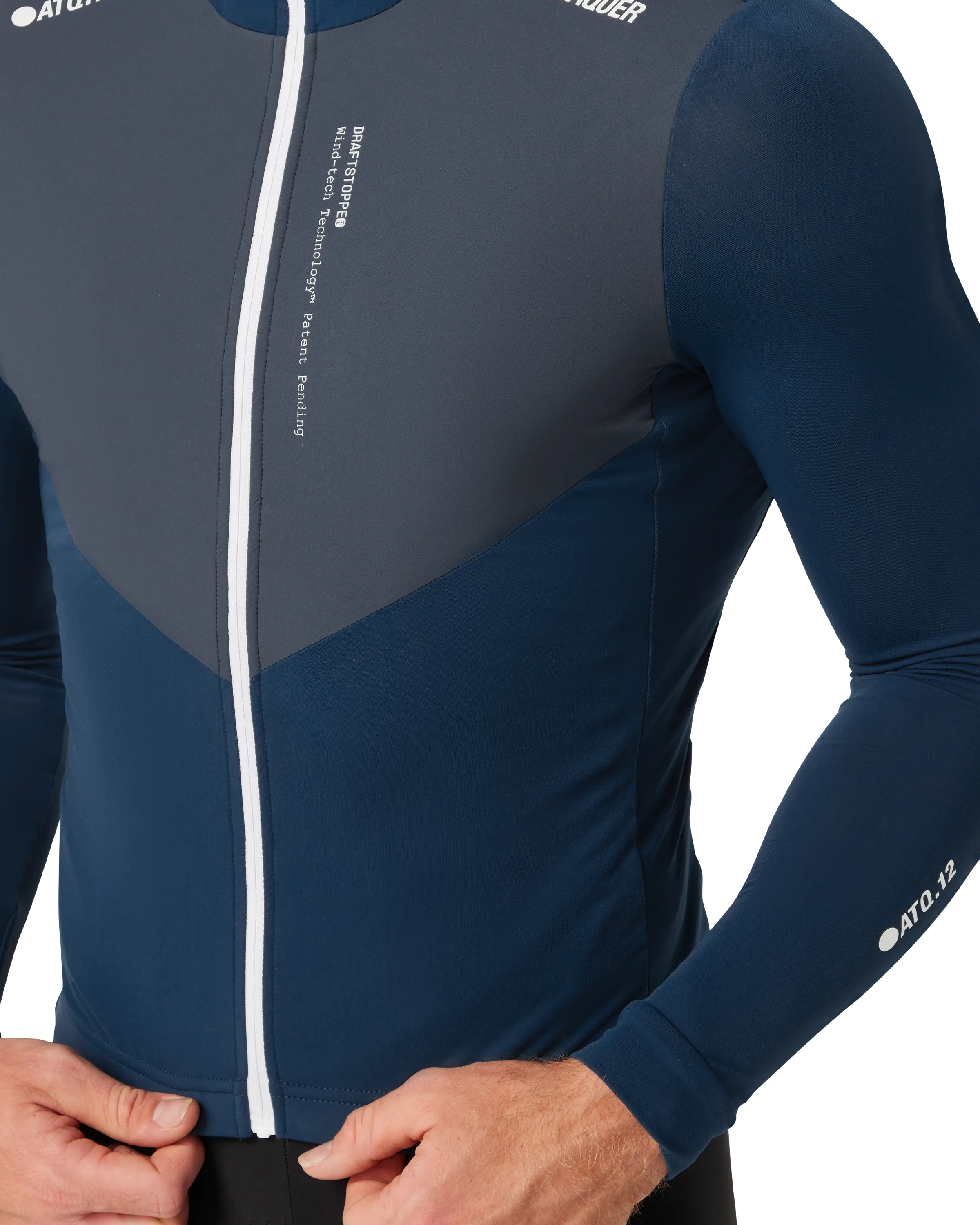 Race Winter Long Sleeved Jersey Vintage Blue-Attaquer-Attaquer