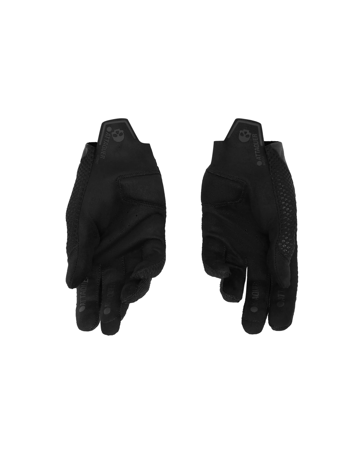 Summer Mesh Logo Gloves Black-Attaquer-Attaquer